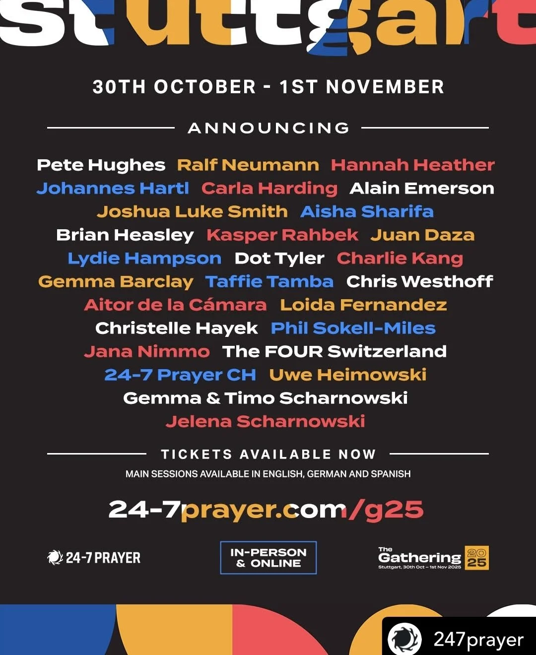 ANNOUNCING&hellip; contributors at The Gathering &rsquo;25

We&rsquo;re so looking forward to hearing from all these contributors in Stuttgart next month!

Tickets are selling fast, but we still have some in-person tickets to join us in Stuttgart, an