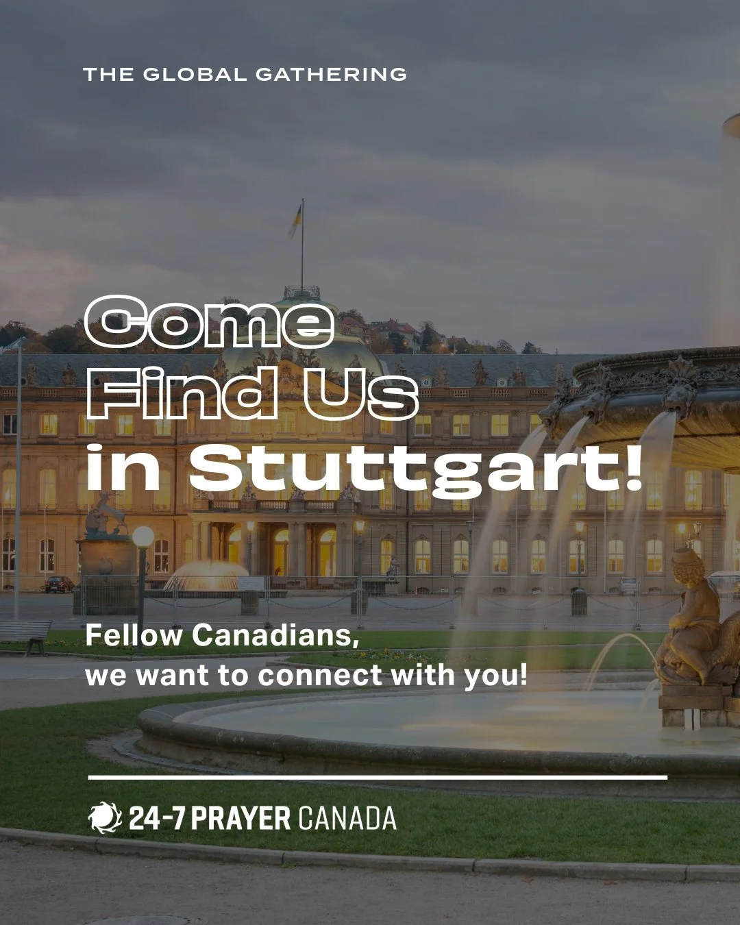 Guten Tag from Stuttgart! 👋 We&rsquo;ve officially landed for the Global Gathering, but it&rsquo;s not the same without our fellow Canadians.

If you&rsquo;re wearing your maple leaf or just miss saying 'toque' and 'eh,' we want to connect with you!