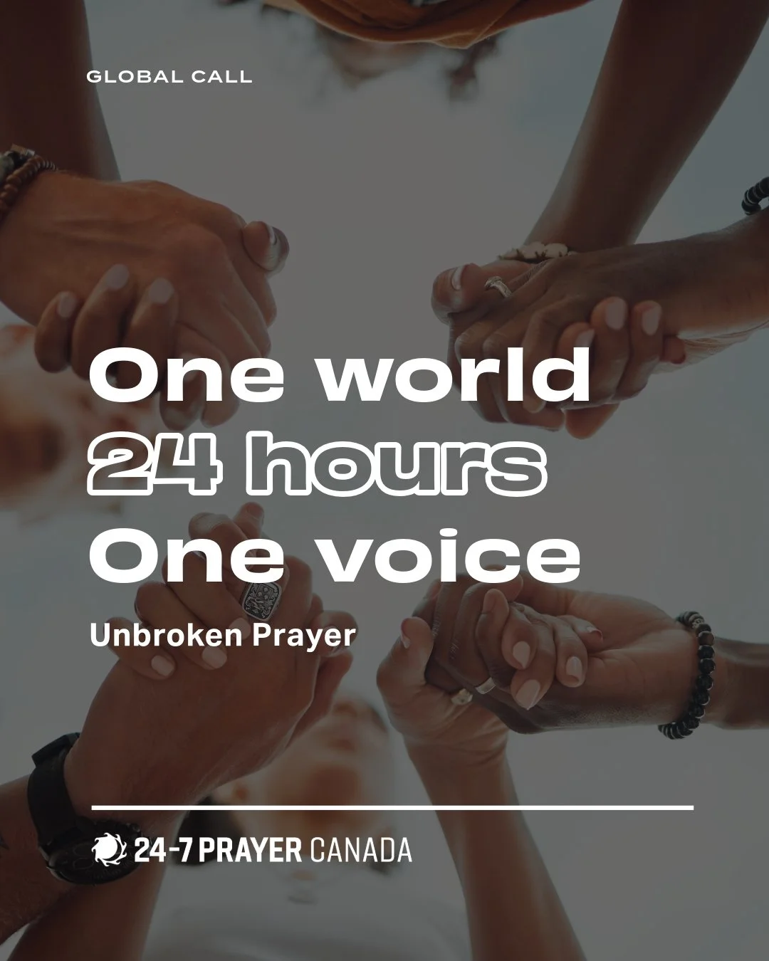 One world. 24 hours. Unbroken prayer. 🙏

TODAY, we are gathering the global family for a 24-hour online prayer meeting. Starting at 1pm EST (10am PST), the "baton" of prayer will move from East to West, led by our National Leaders from acr