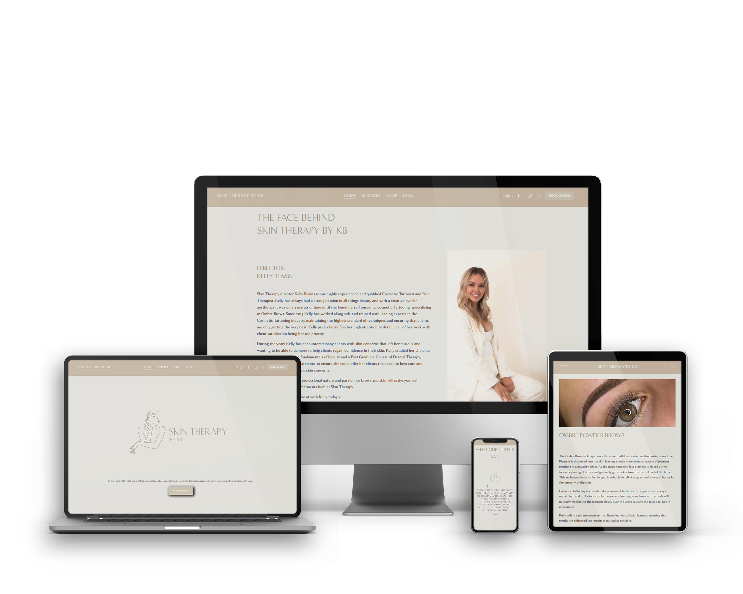 Website design by Be bold Marketing Mackay