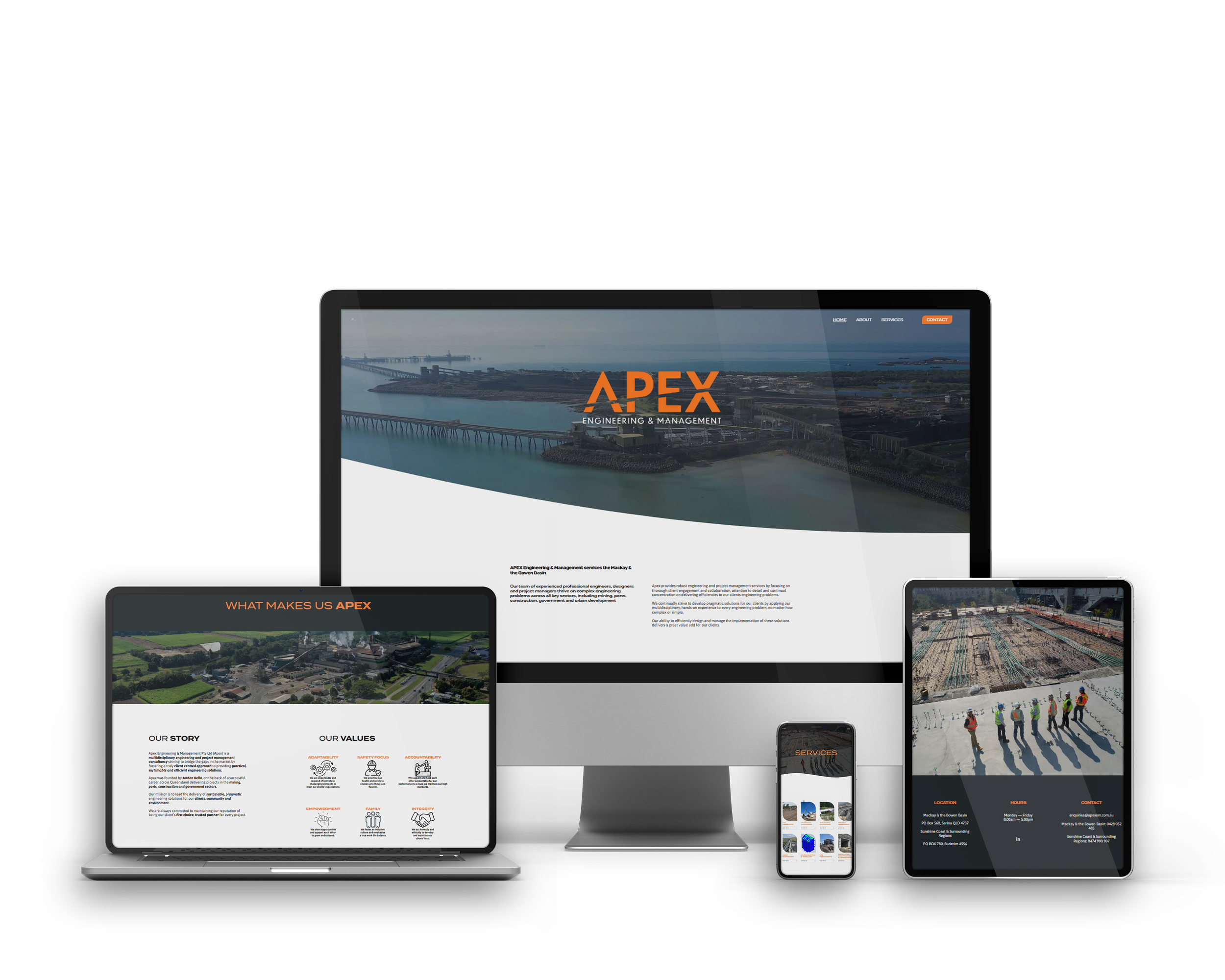 website design by be bold marketing brisbane