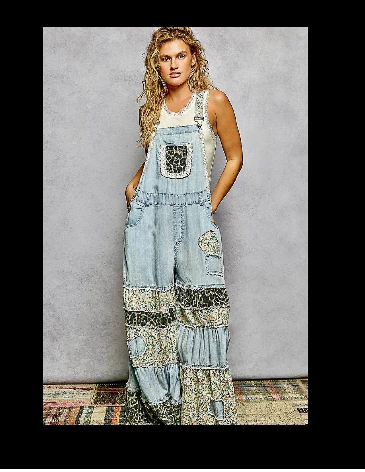 SWEET GyPsY COWGIRL Patchwork Overalls