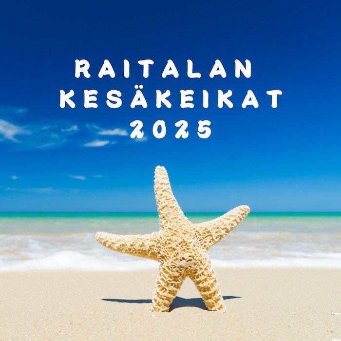 Tervetuloa Raitalan artistien kes&auml;keikoille! ☀️

NAANTALIN MUSIIKKIJUHLAT
3.&ndash;10.6. Elina V&auml;h&auml;l&auml;
4.6. Iiro Rantala &amp; Stadin Stuff vieraanaan Johanna F&ouml;rsti
6.6. Juha Hostikka &amp; Dallap&eacute;-orkesteri
7.6. Frigg