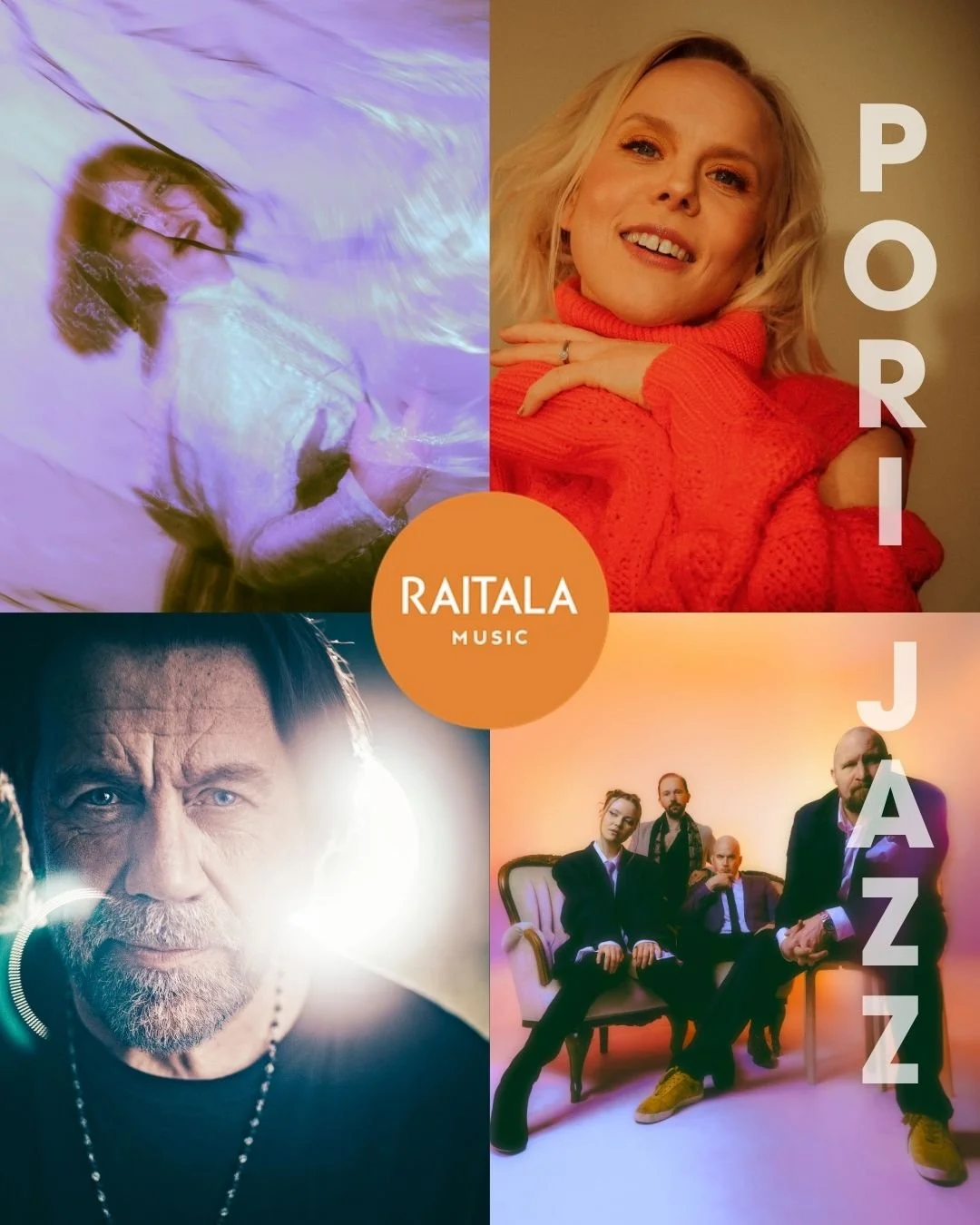 Raitalan upeat artistit Pori Jazzeilla ✨ T&auml;n&auml; kes&auml;n&auml; Porissa p&auml;&auml;see nauttimaan Raitalan nelj&auml;n upean artistin ja kokoonpanon keikoista, kun Helmi Antila Quartet, Aili Ikonen yhdess&auml; Pori Sinfoniettan kanssa, Mi