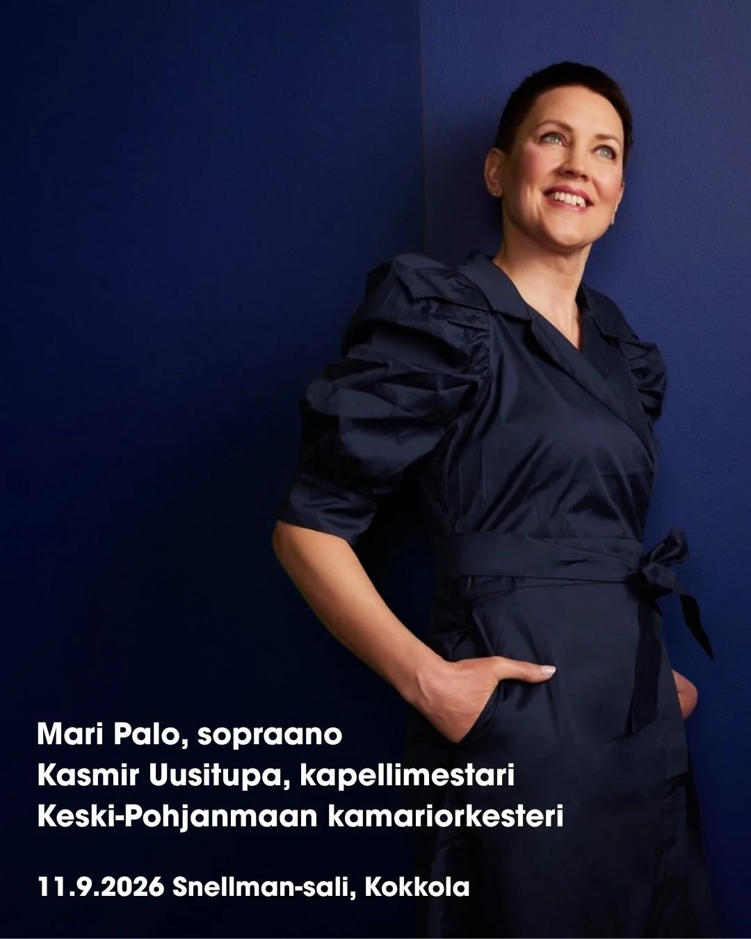 Keski-Pohjanmaan kamariorkesterin syyskauden avajaiskonsertin solistina loistaa sopraano Mari Palo! ✨

Ohjelmassa kuullaan Claude Debussyn laulusarja Ariettes oubli&eacute;es (Unodetut laulut) Tobias Brostr&ouml;min orkesterisovituksena. Konsertin jo