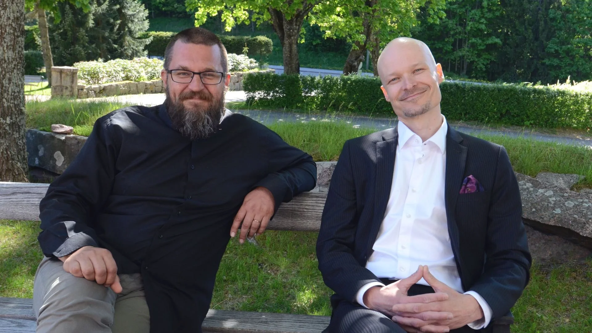 Pami Karvonen ja Ville Rusanen