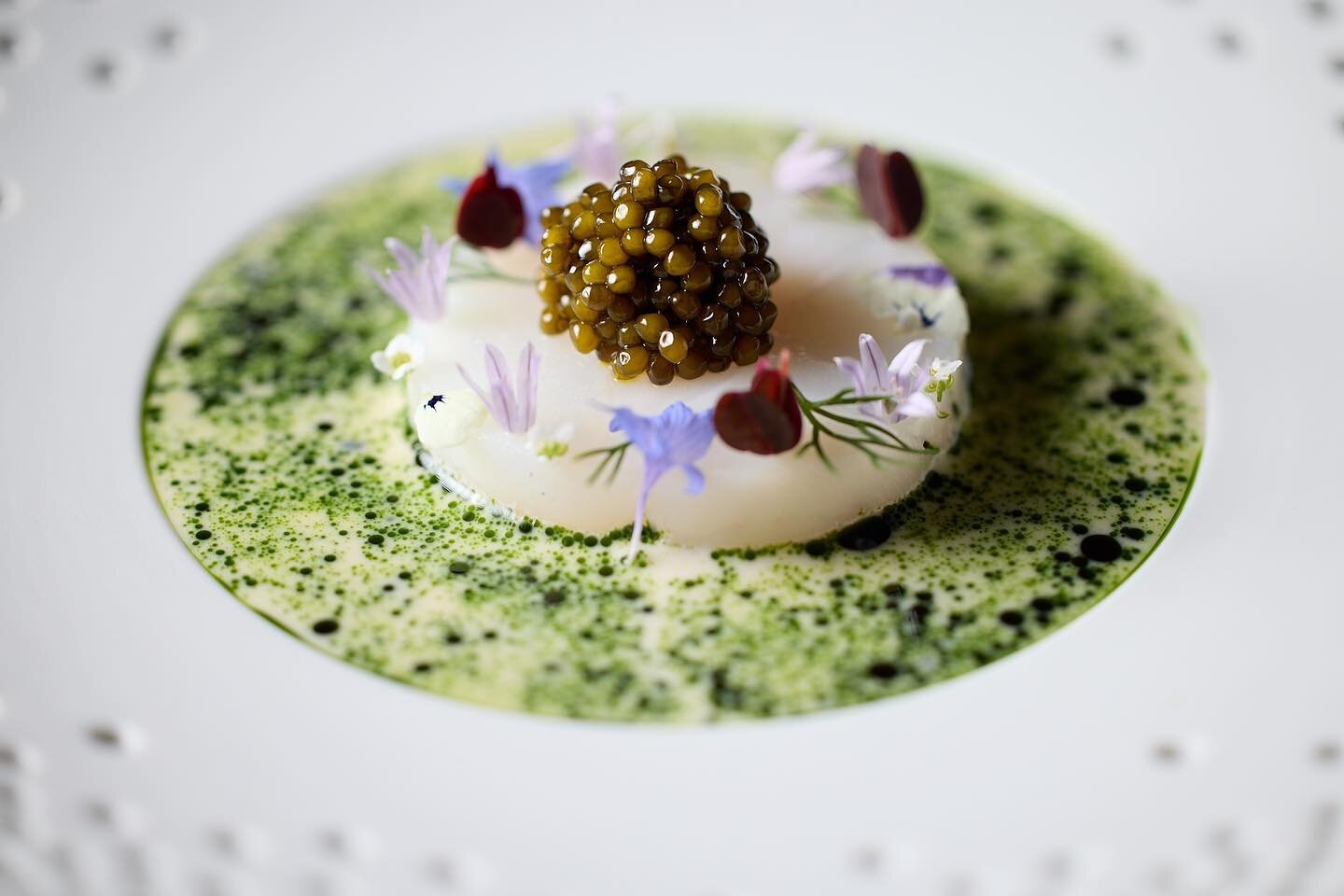 Hake dish with @royalbelgiancaviar made by @fredrikberselius @askanyc