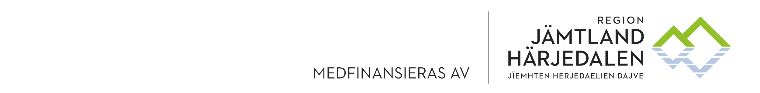 Logo medfinansiär förstudie Region Jämtland Härjedalen