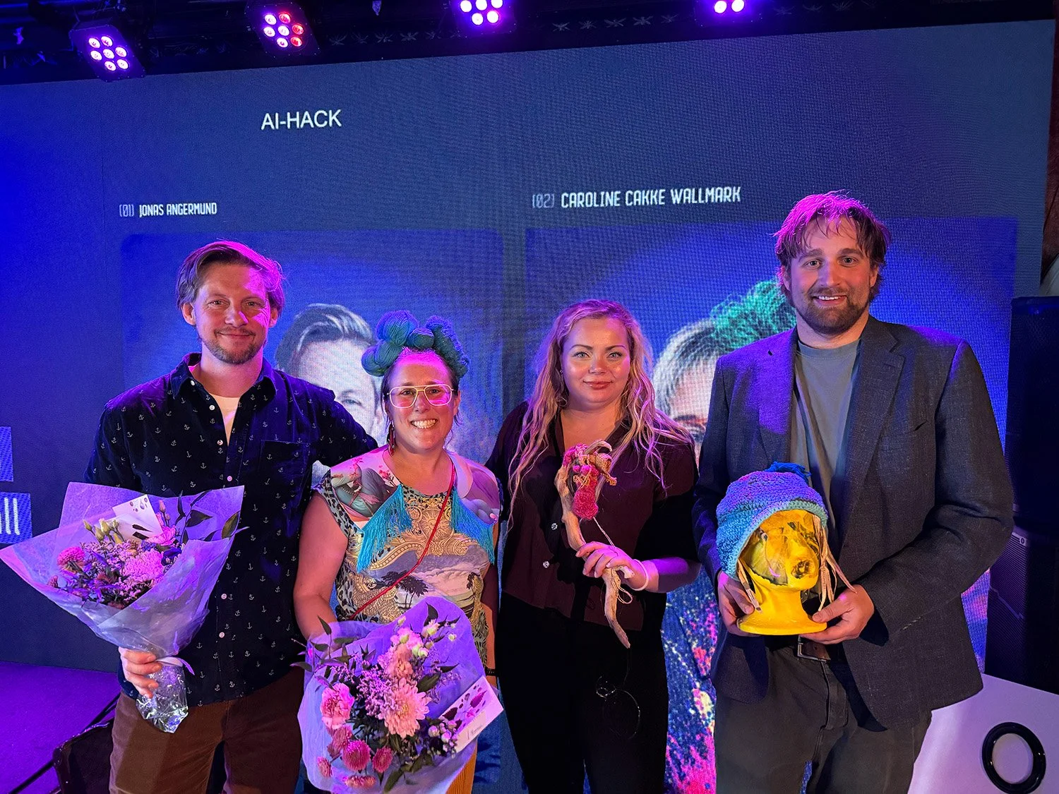 Fullsatt AI-Hack bjöd på kreativitet, prototyper och nya perspektiv