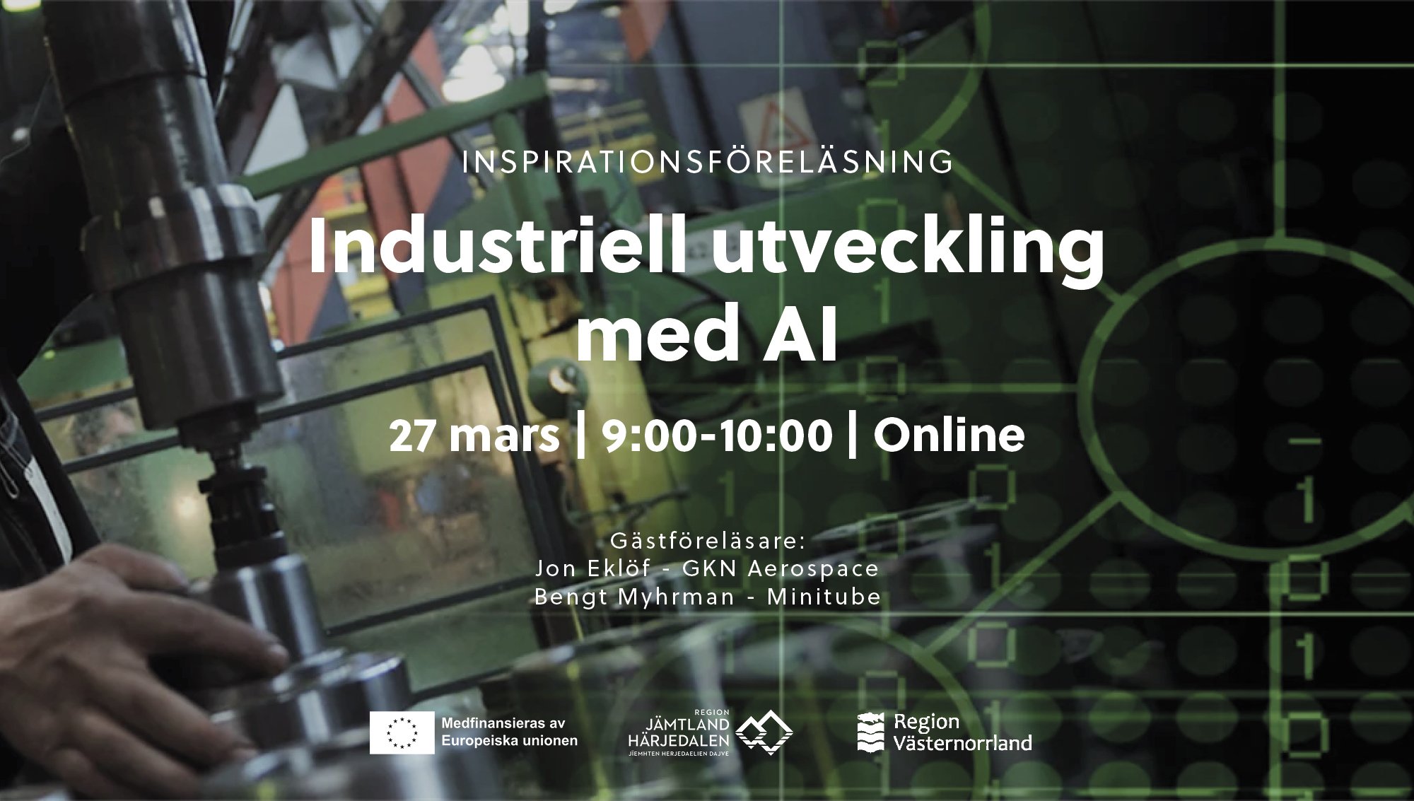 Inspirationsföreläsning: Industriell utveckling med AI