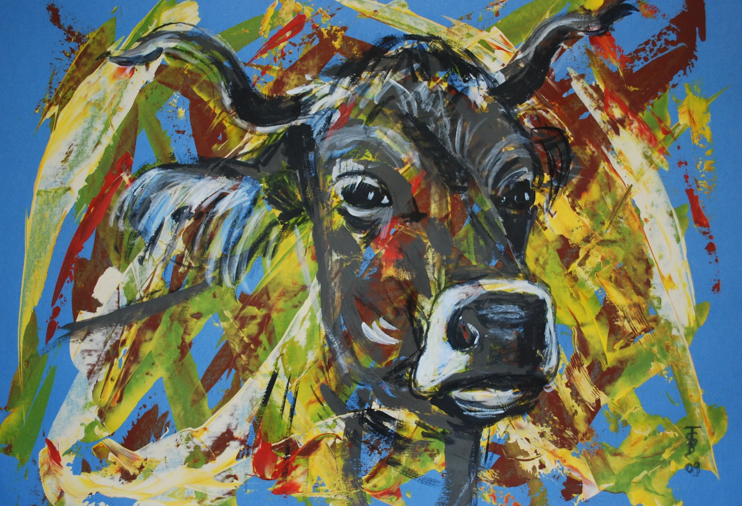 Paula, Mischtechnik auf Papier, 42x58cm
