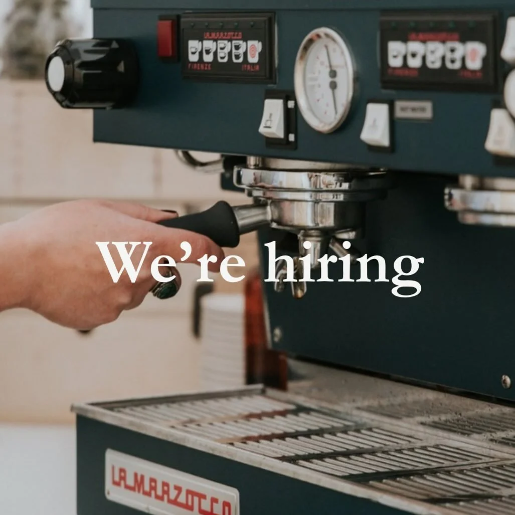 We&rsquo;re hiring! For not one, but two roles! 

1st role:
Part time Barista

2nd role:
Part time Barista with the potential to take on some managerial tasks

If you&rsquo;ve worked in speciality coffee and are happy in a warm, friendly environment,