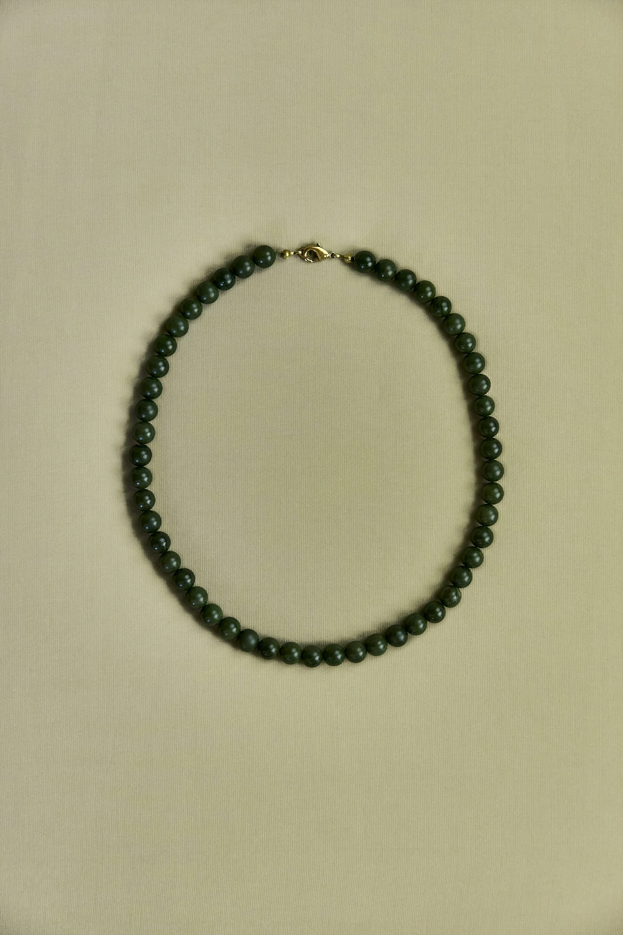 the beaded necklace
