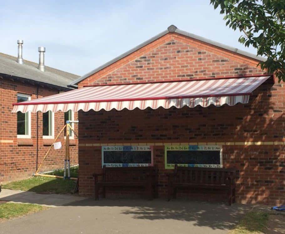 School Retractable Awnings — Shade Zone