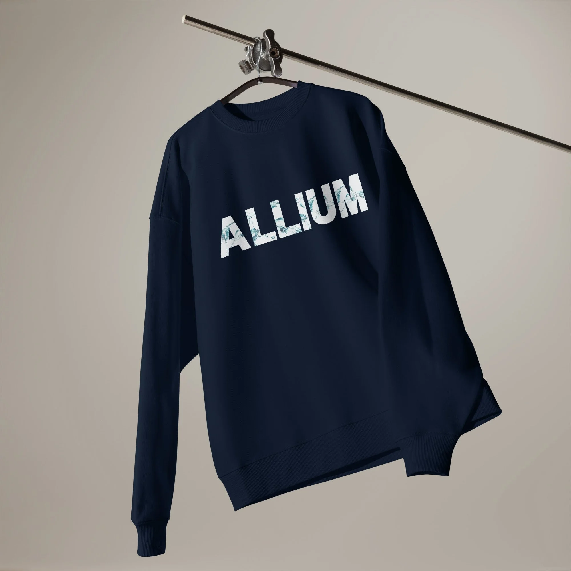 Allium Silver | unisex organic oversized sweatshirt
