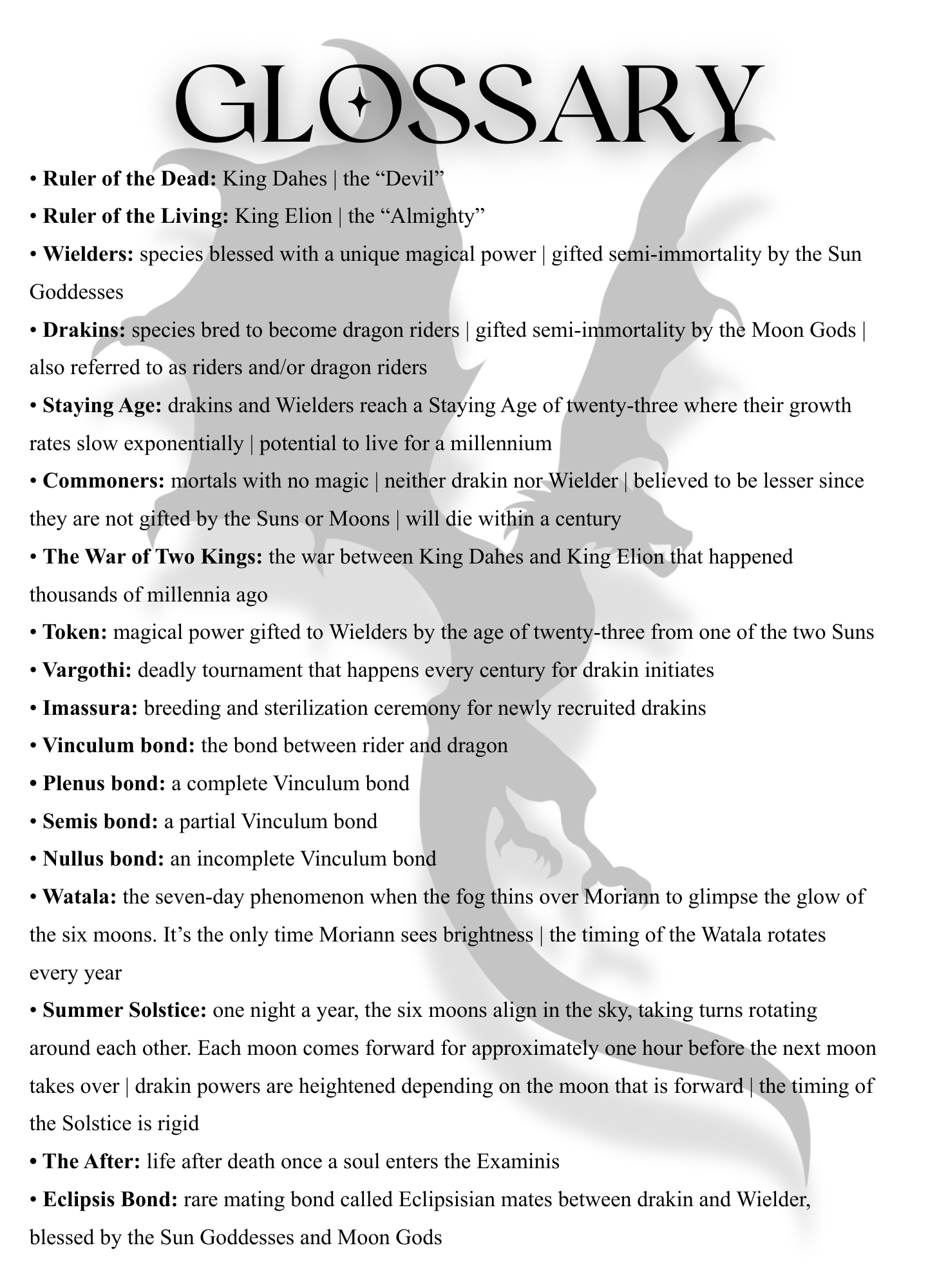 GLOSSARY | Hunted by the Dead King