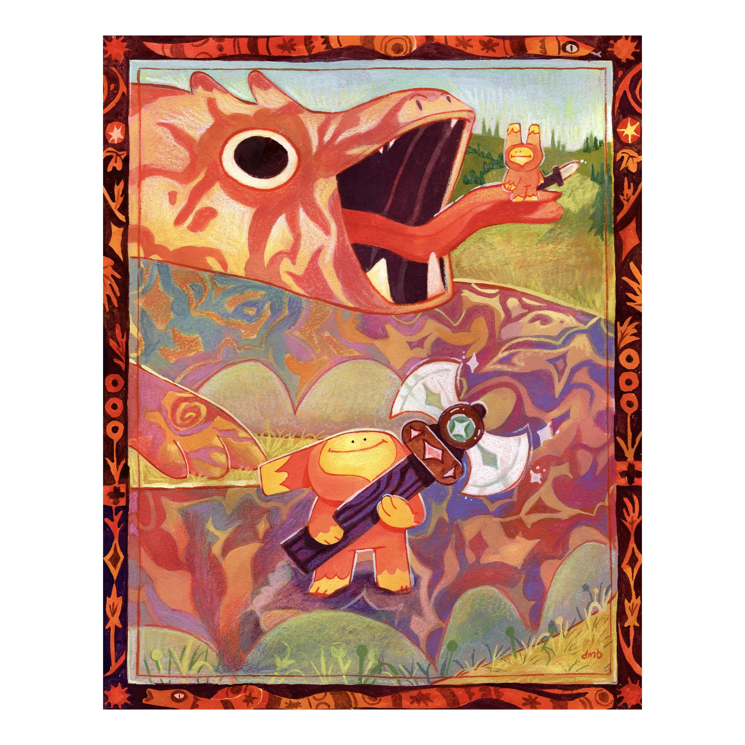 Dragon Tamers Print 8x10