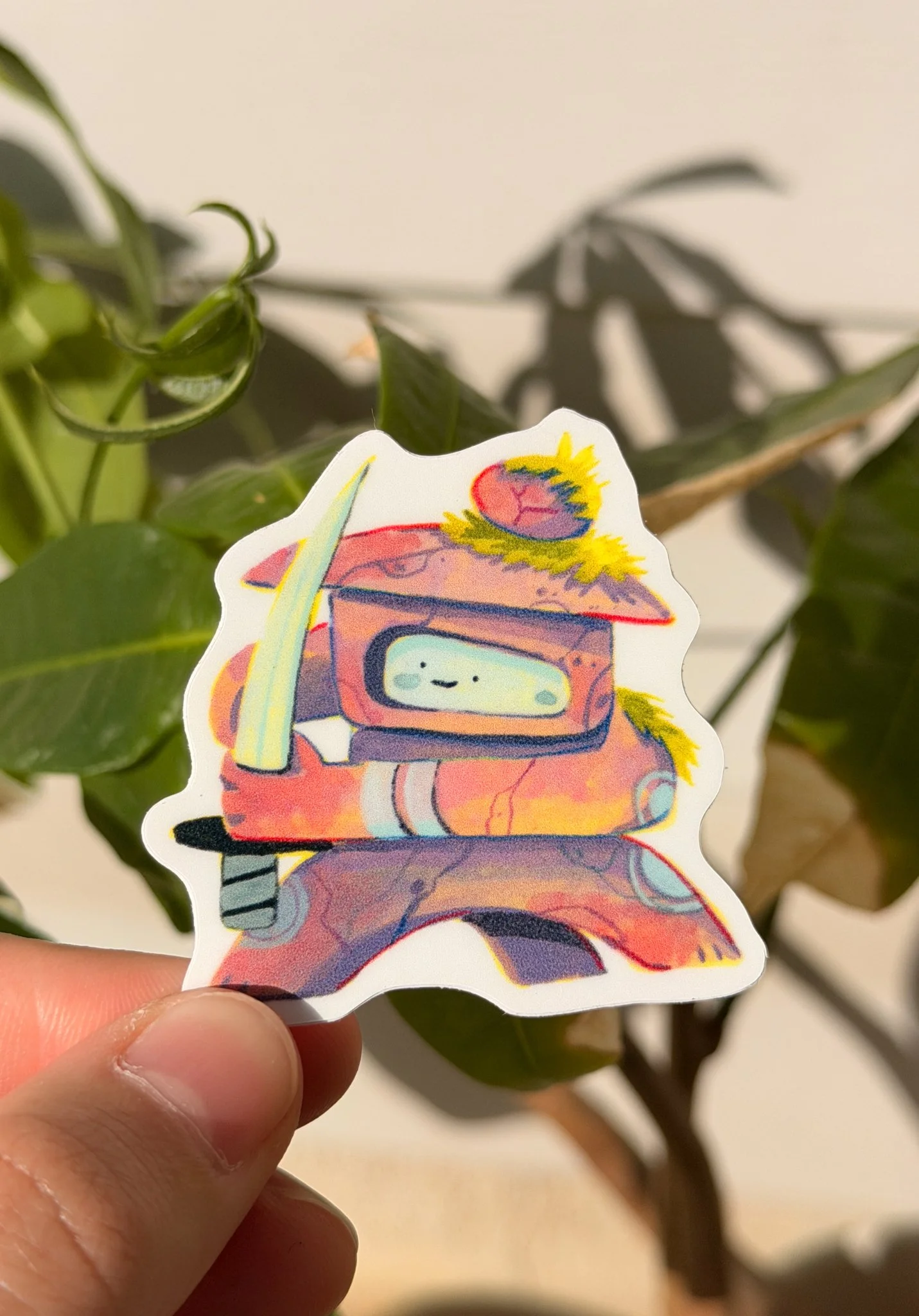Stone Swordsman Sticker
