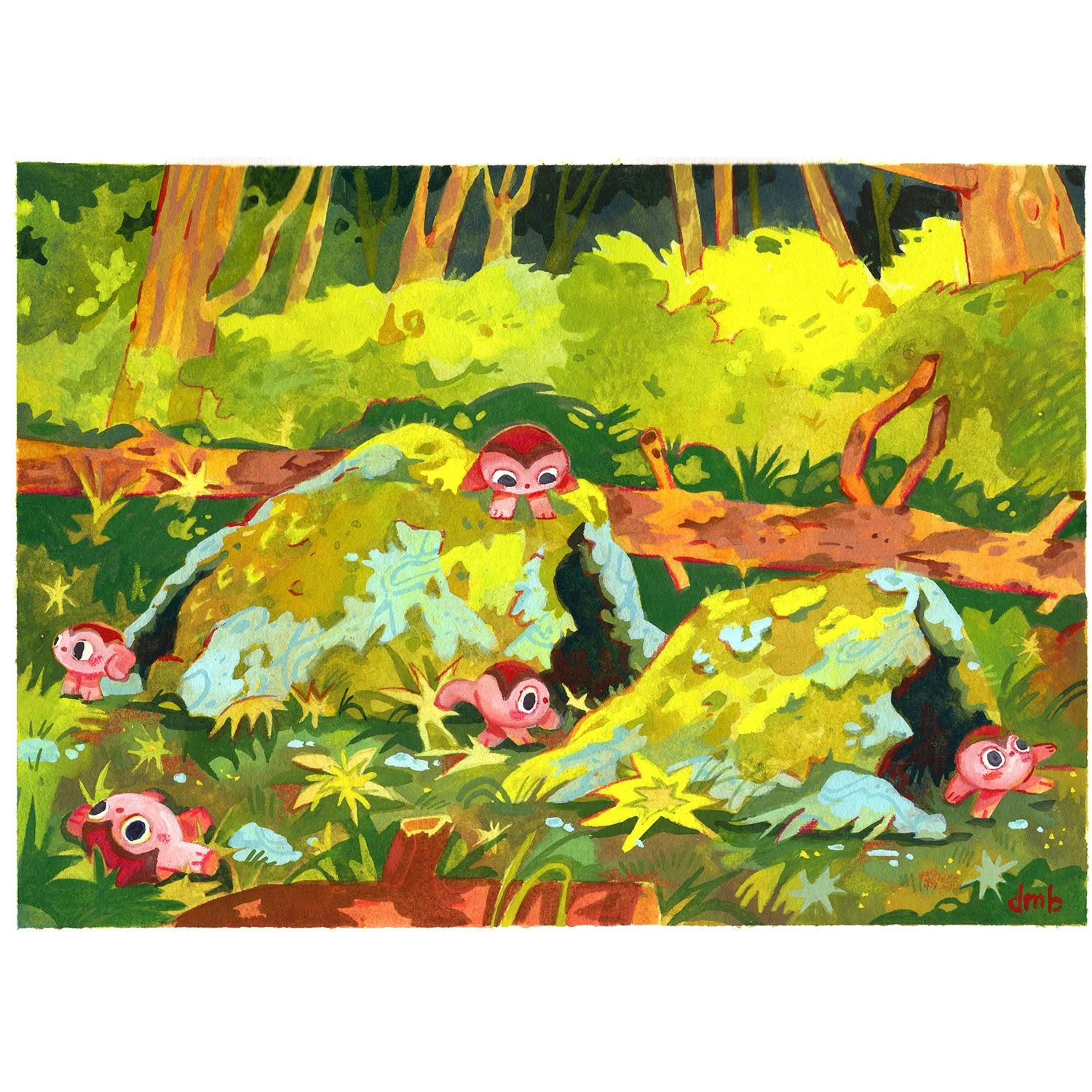 Forest Dwellers Print