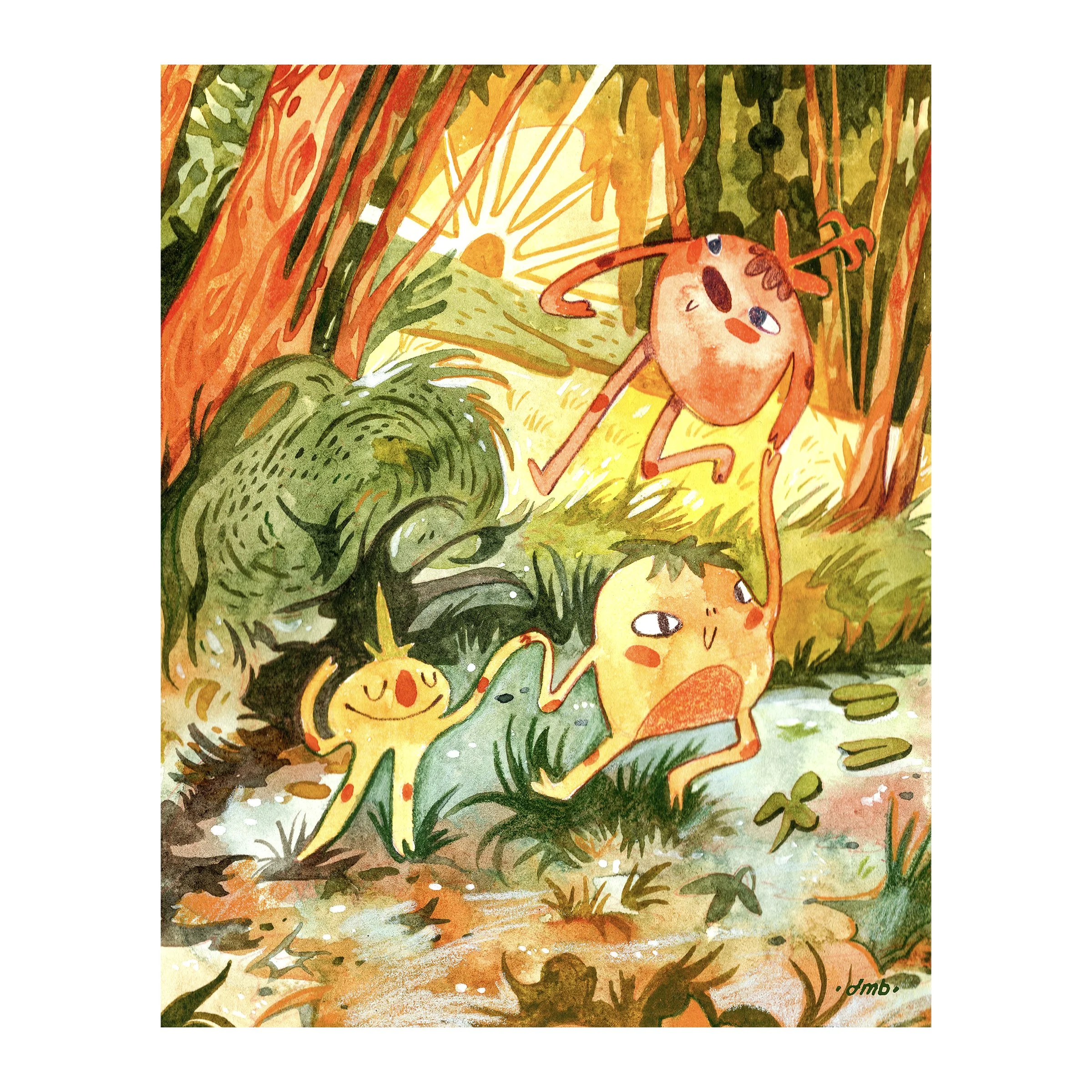 Creek Dwellers Print 5x7