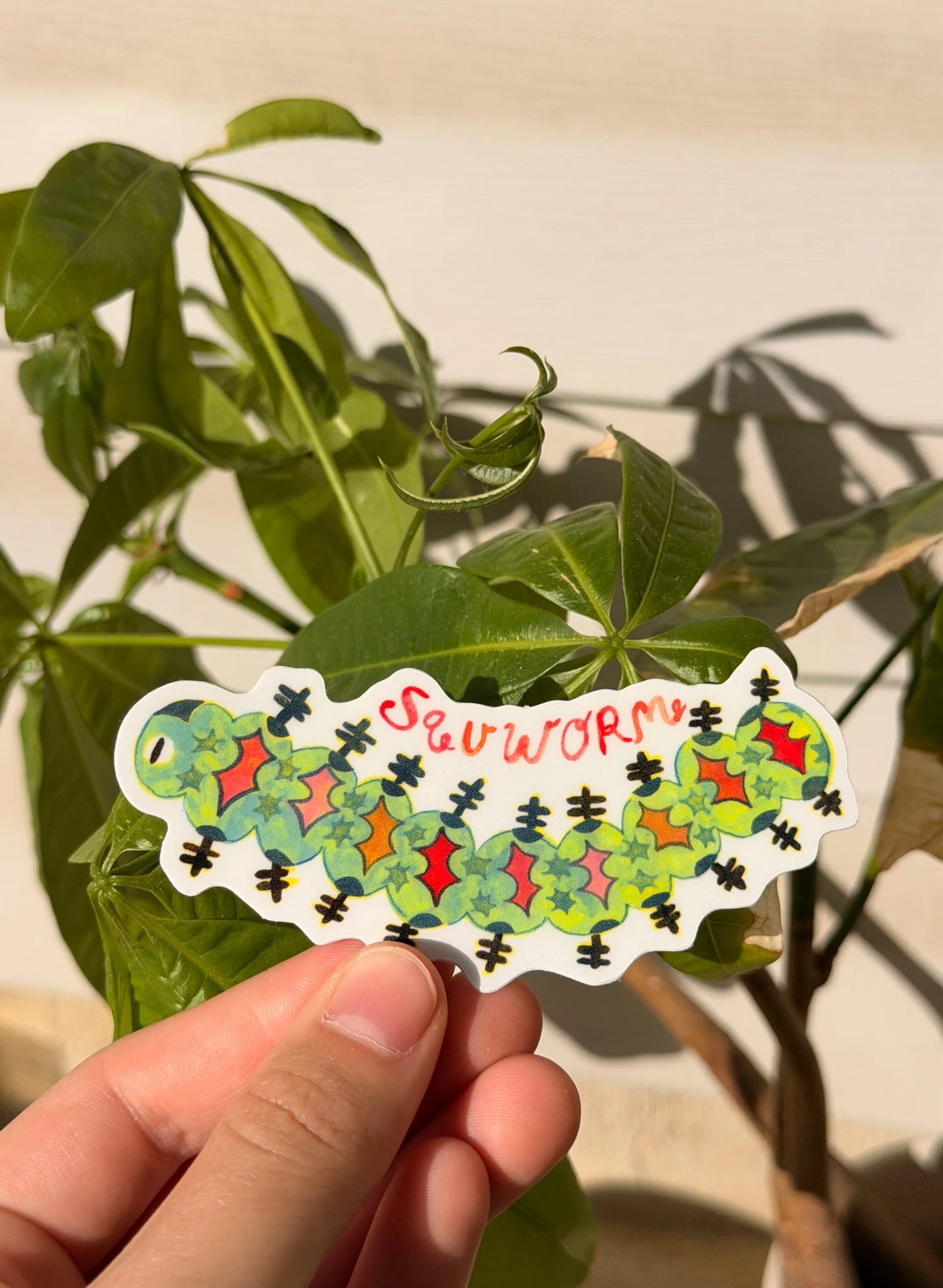 Squworm Sticker