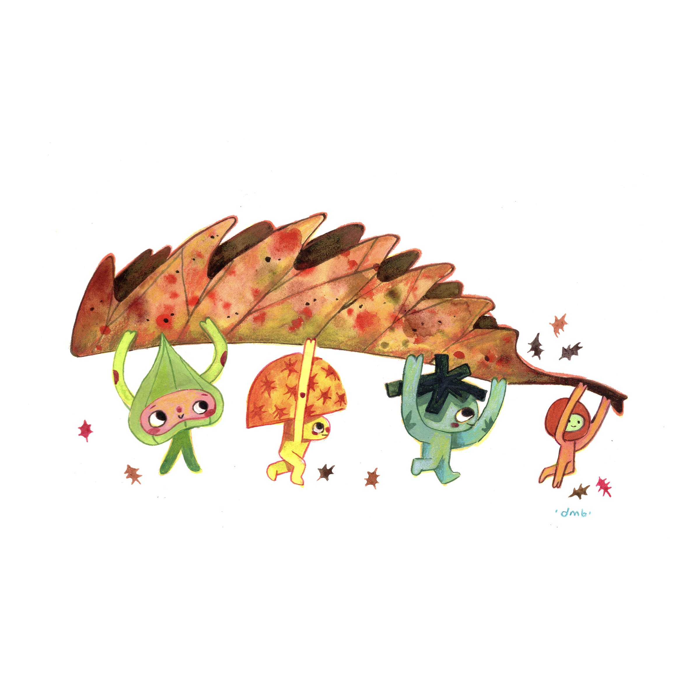 Leaf Carriers Print 4x6