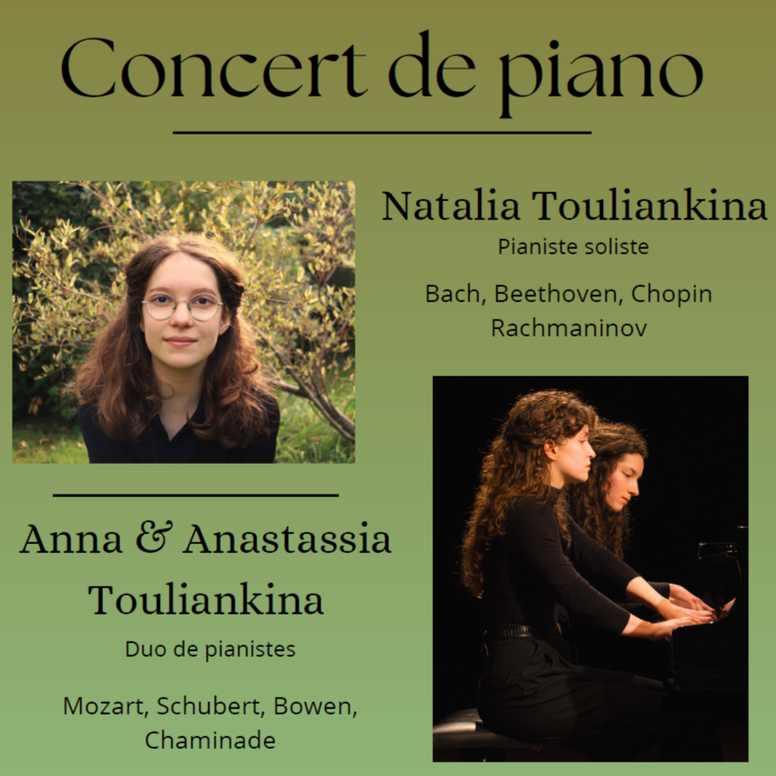 RÉCITAL: Les soeurs Touliankina
