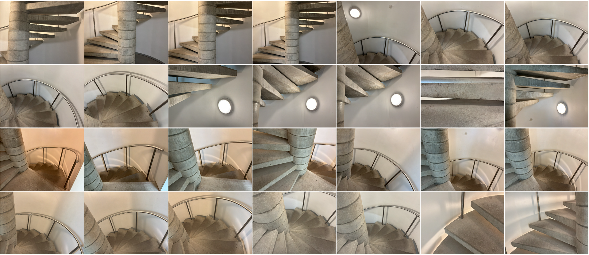 Kaelder kunst, trappen ned til kunstkælderen.