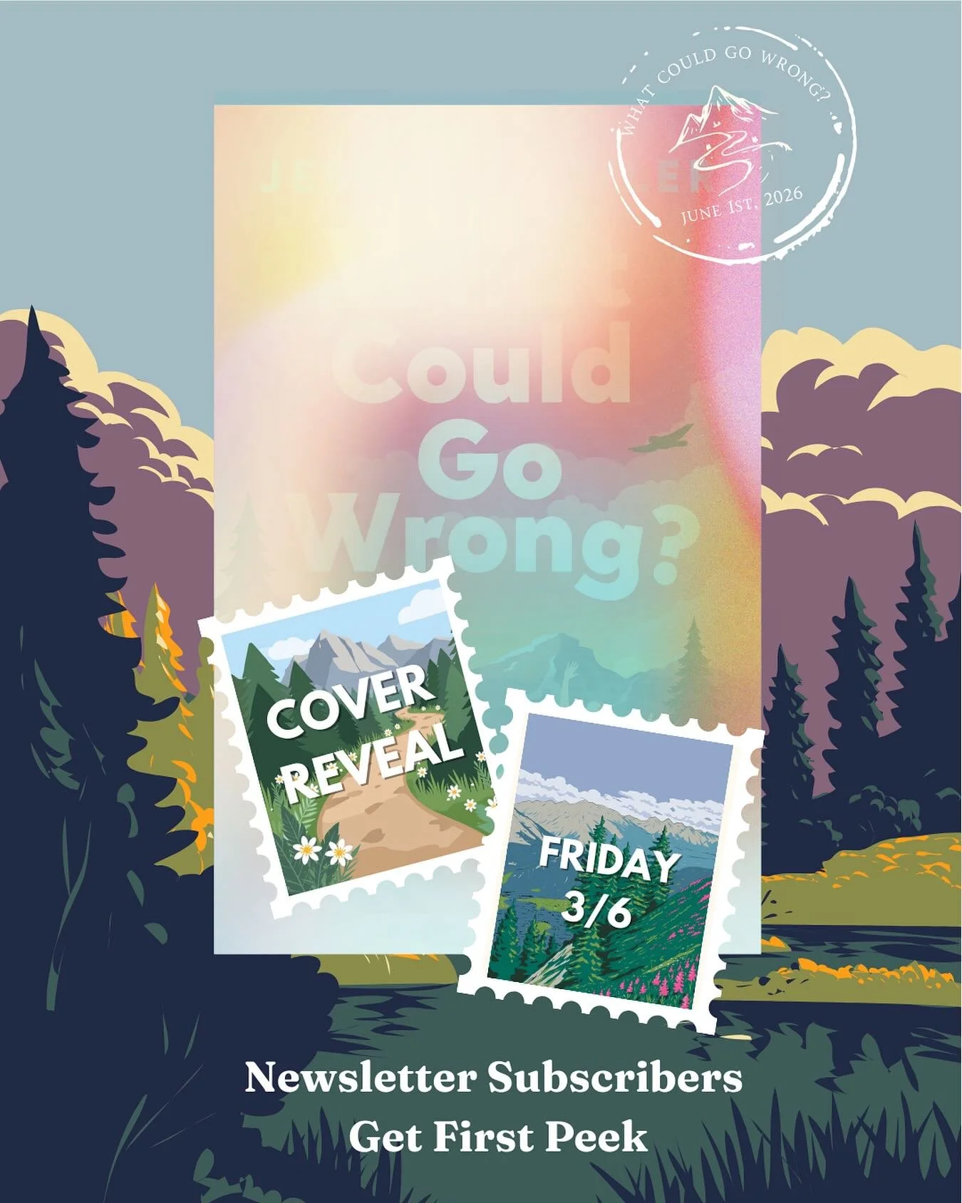 ⛺️✨🏔️COVER REVEAL IS COMING THIS FRIDAY!!! 

Newsletter Subscribers are going to get to see it early (as well as get some insider information on how this cover came to be!) 

Comment NEWSLETTER below to sign up and be the first to see it!

#whatcoul