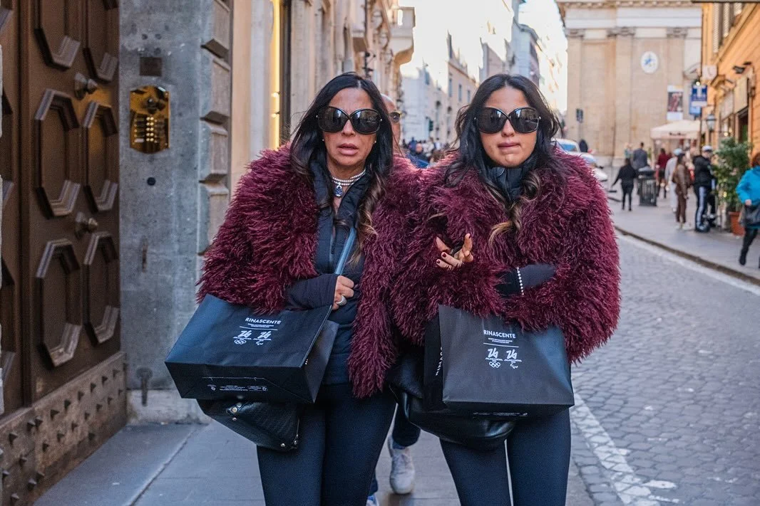 Accidental Twins: I have always been intrigued by the way people resemble each other. Walking through the city you start noticing small repetitions:  a coat, a gesture, a way of standing. Couples, friends, strangers,
slowly echoing each other.
#accid