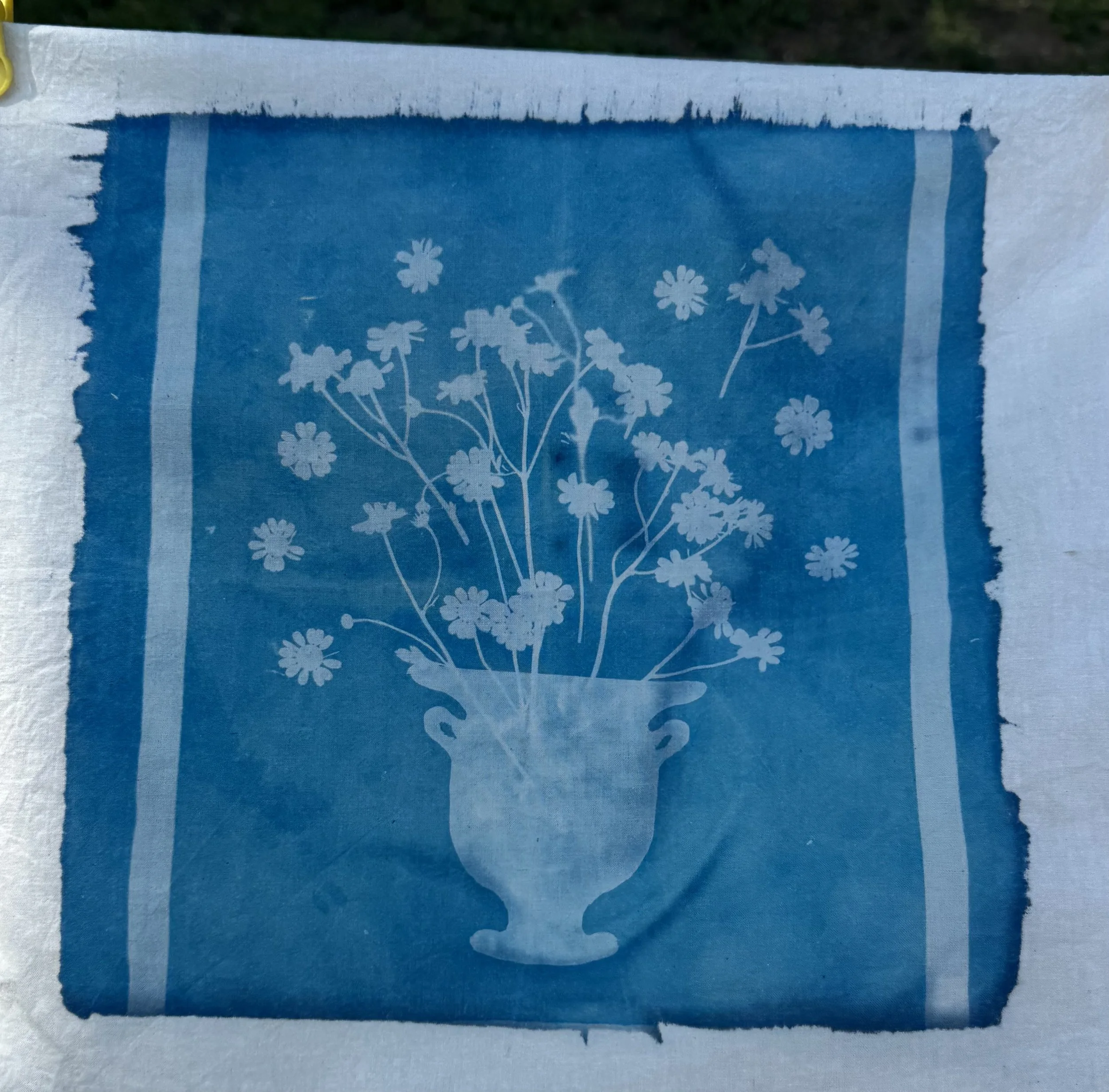 Cyanotype on fabric