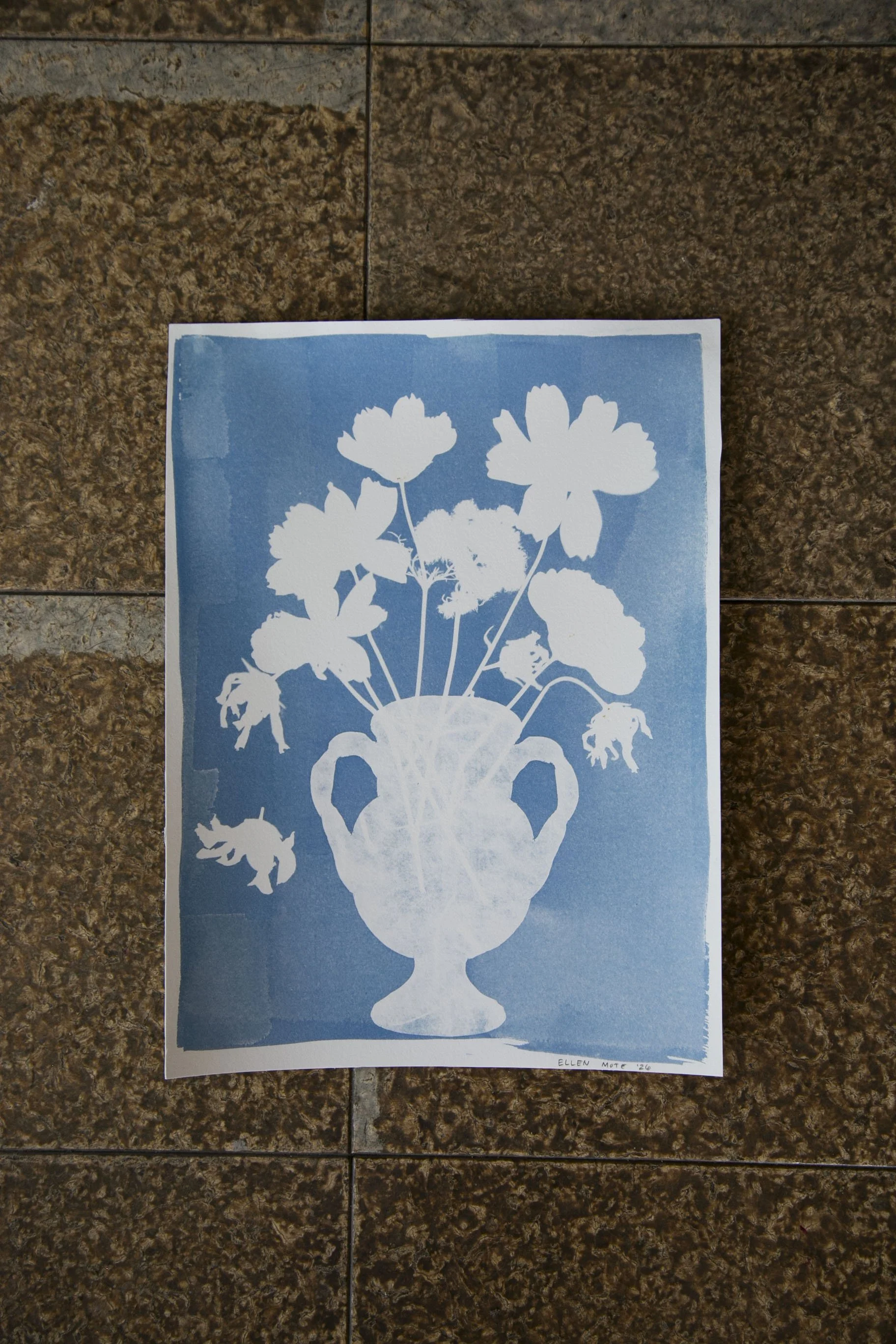 Large SUPERBLOOM Cyanotype 1