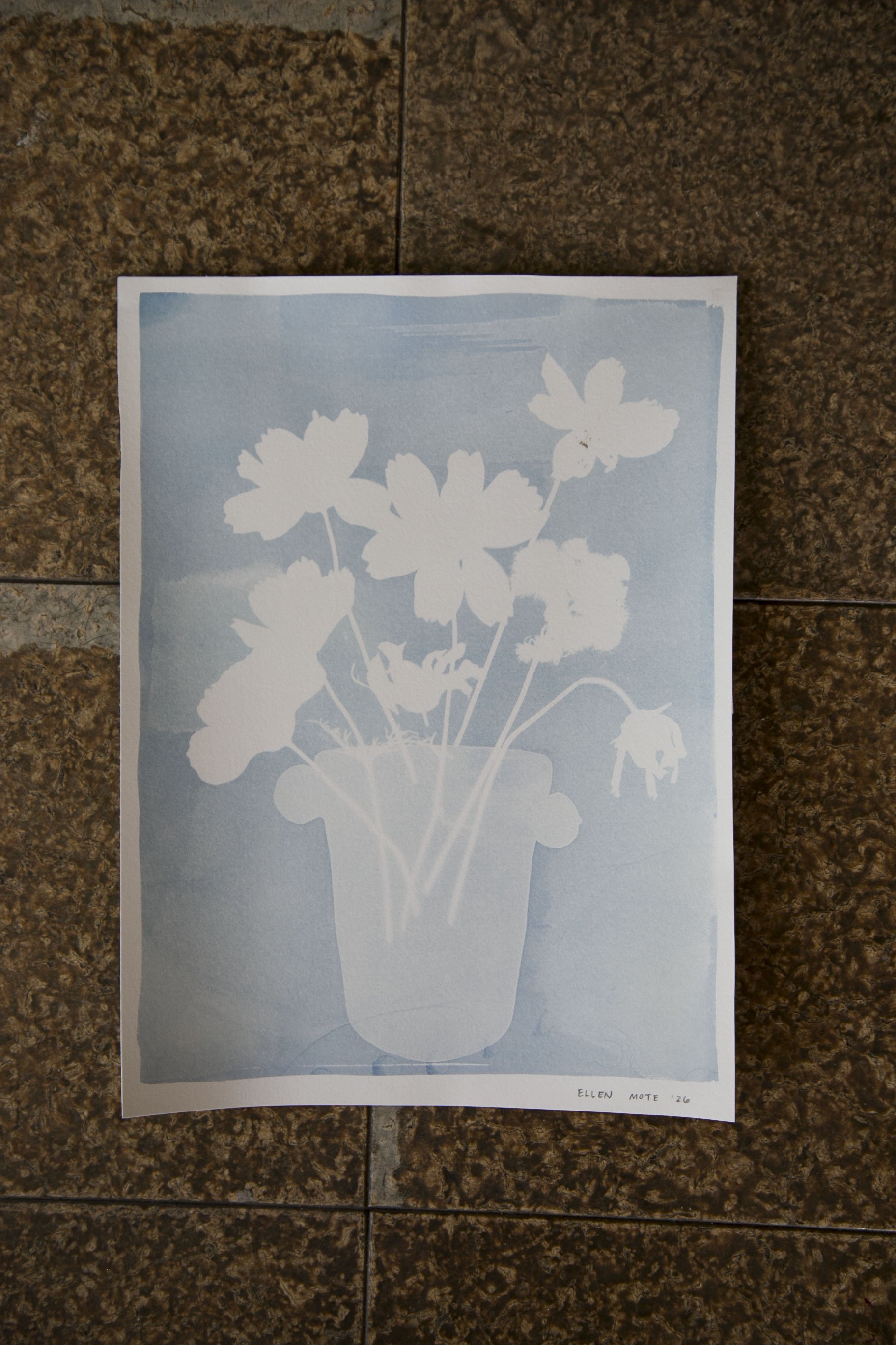 Large SUPERBLOOM Cyanotype 2