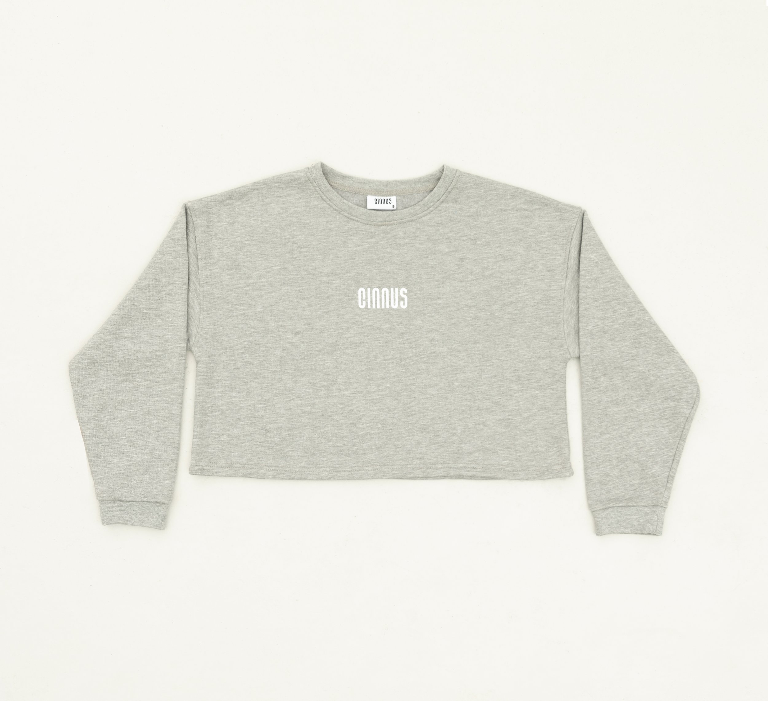 CAMISOLA CINNUS CINZENTA CROP