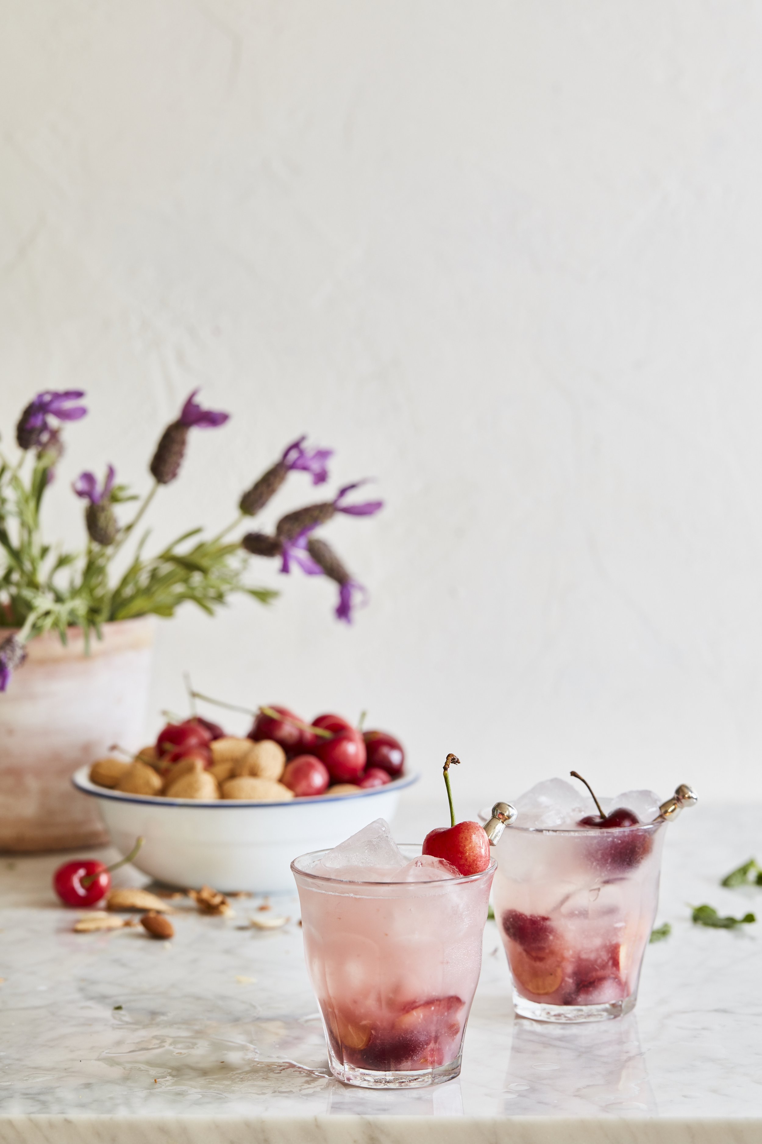 CHERRY ALMOND SPRITZ