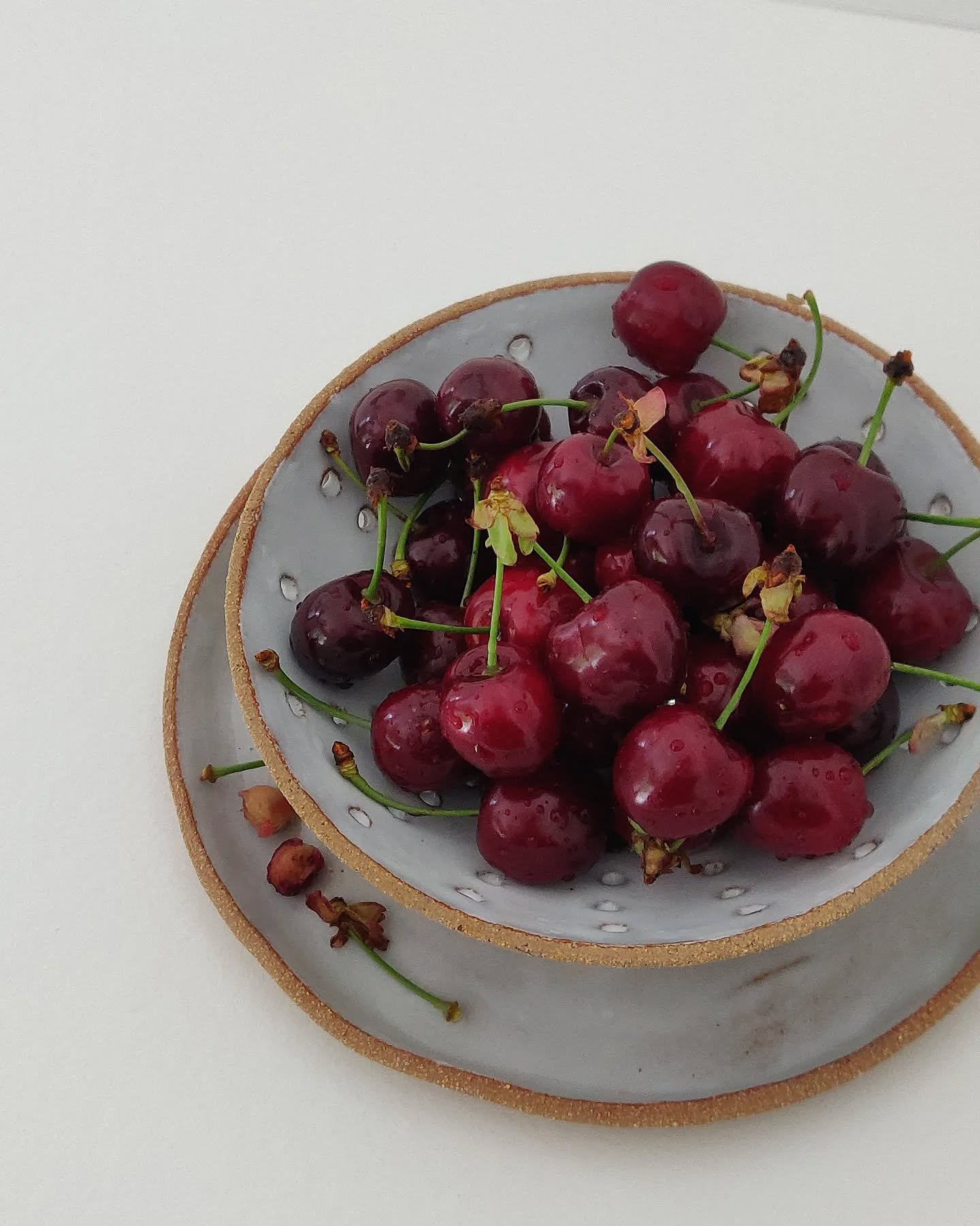 Petite passoire &agrave; fruits rouges / radis