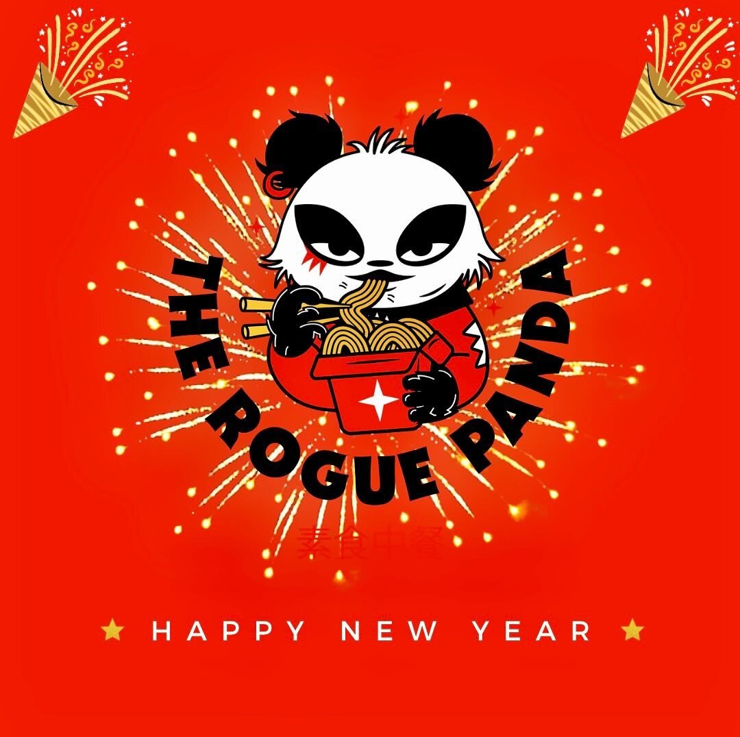 The Rogue Panda wishes you a very Happy New Year! 🎉🎊✨

We hope you ring in the New Year with delicious food, people, and memories. See you next year! 😉