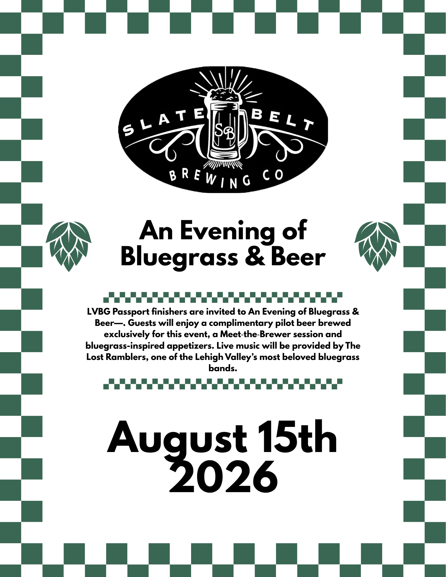 An Evening of Bluegrass & Beer