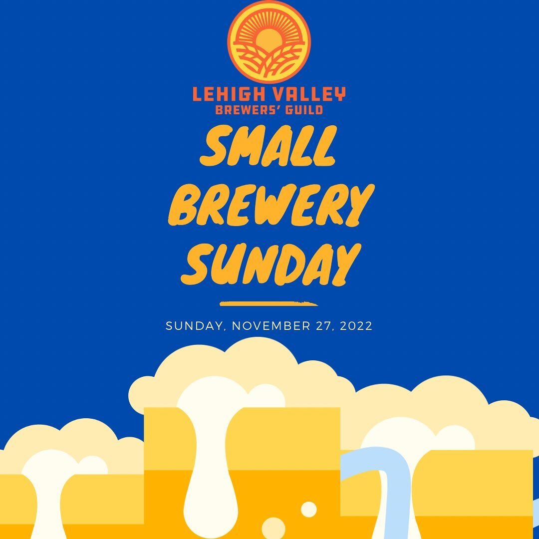 In case ya didn&rsquo;t know, today is #smallbrewerysunday! Make sure you get out and support your local breweries.
.
.
We have 23 (and counting) members in our guild! We&rsquo;d love to see all of our member locations be filled to the brim today, so