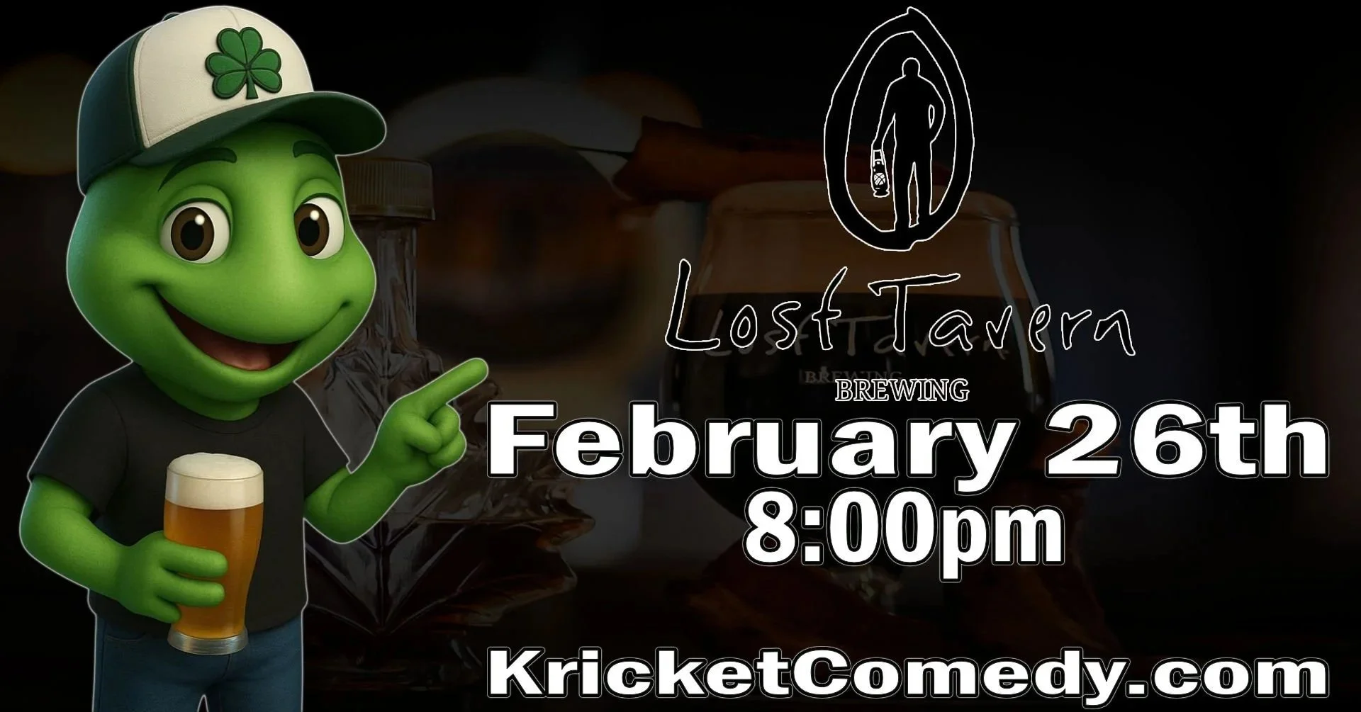 Lost Tavern Brewing presents Kricket Comedy