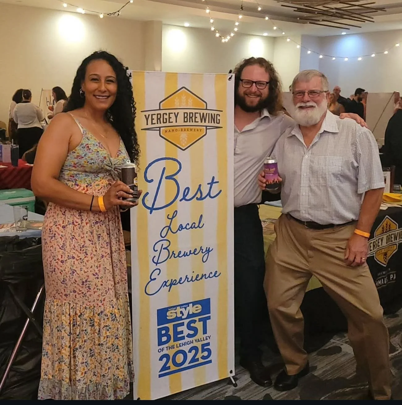 🎉 WOOP WOOP! Huge congrats to our pals at @yergeybrewing for snagging @lvstylemag&rsquo;s &ldquo;Best Local Brewery Experience&rdquo; award! From live music to game nights to laid-back hangs with a pint in hand&mdash;Yergey Brewing in Emmaus always 