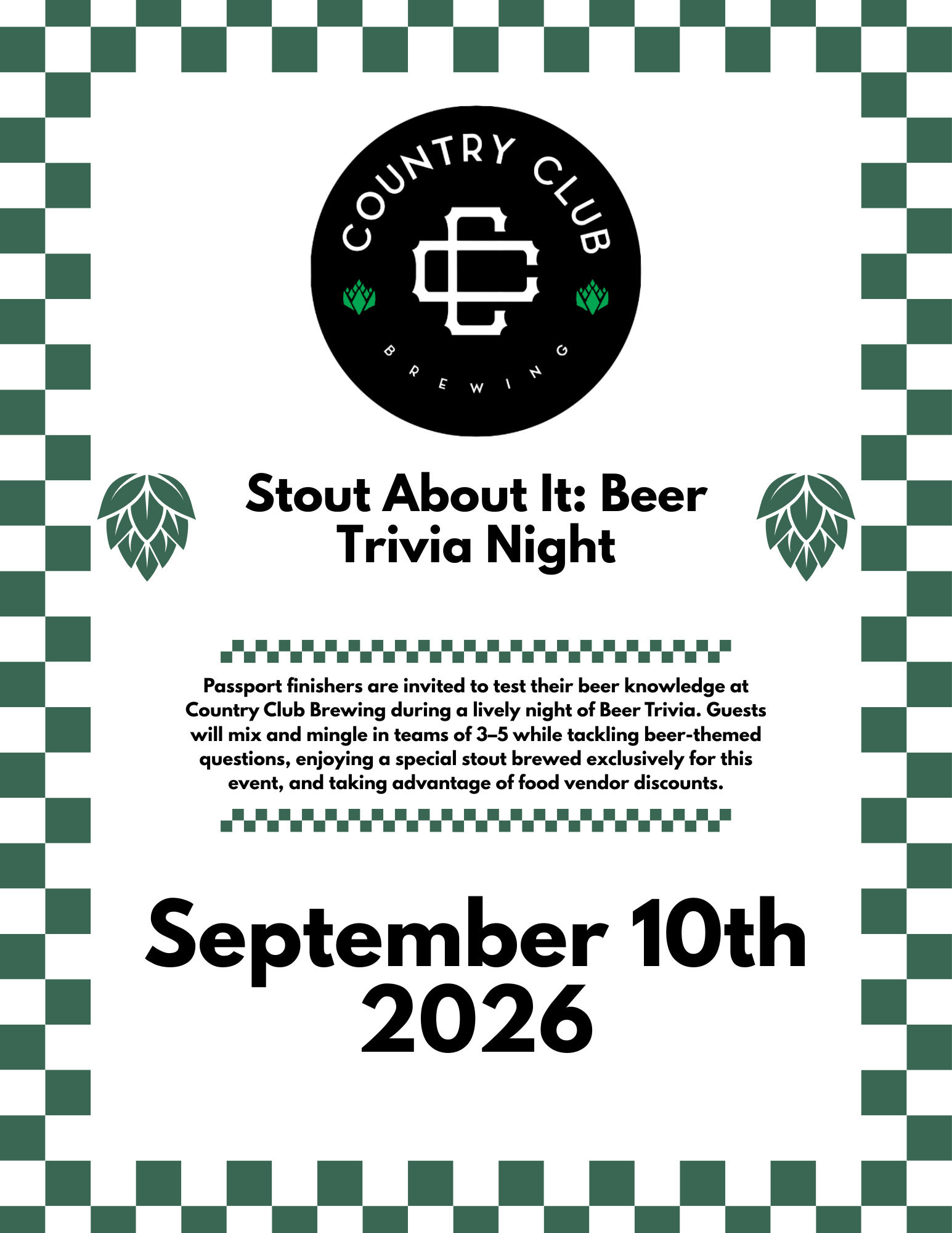 Stout About It: Beer Trivia Night