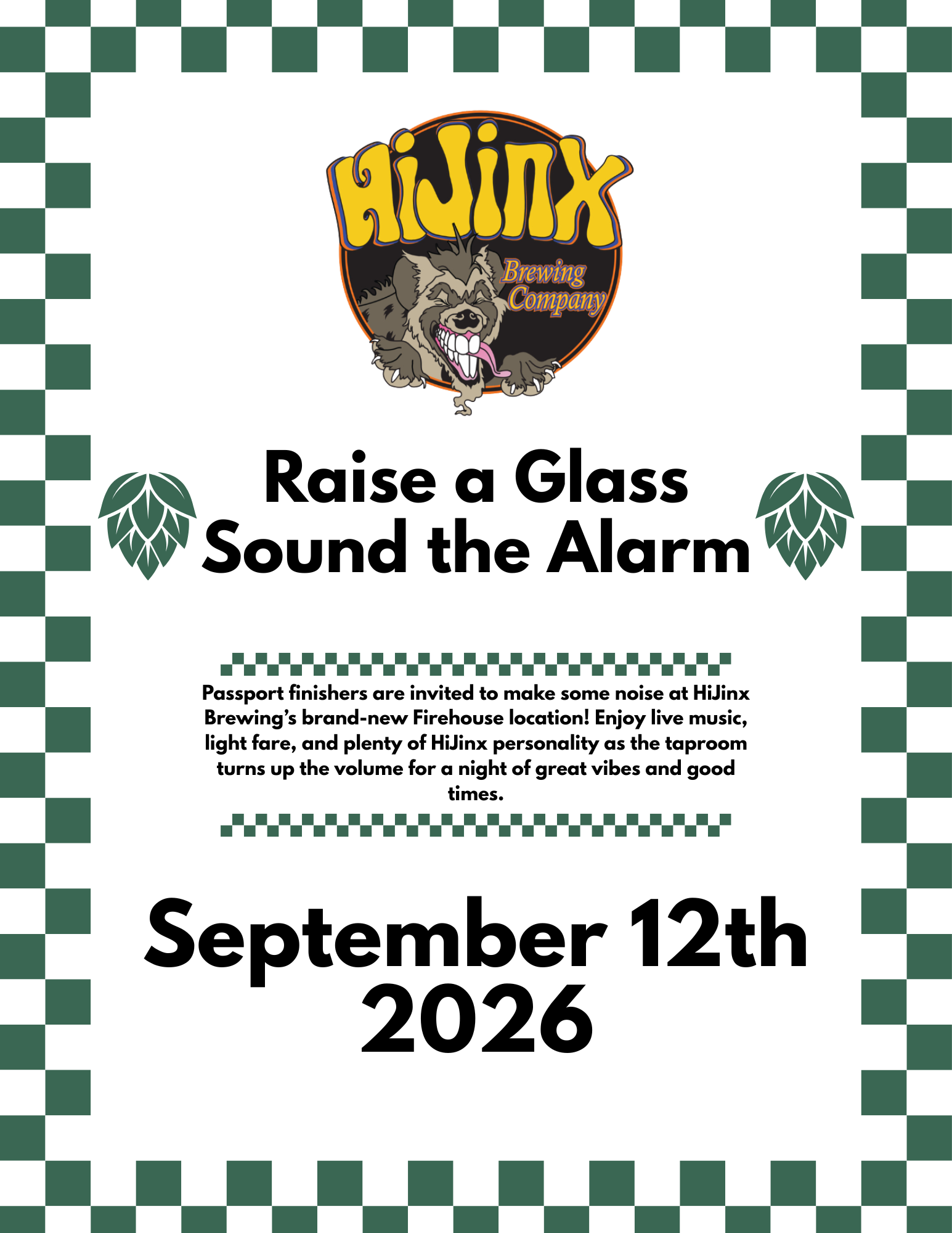 Raise a Glass Sound the Alarm