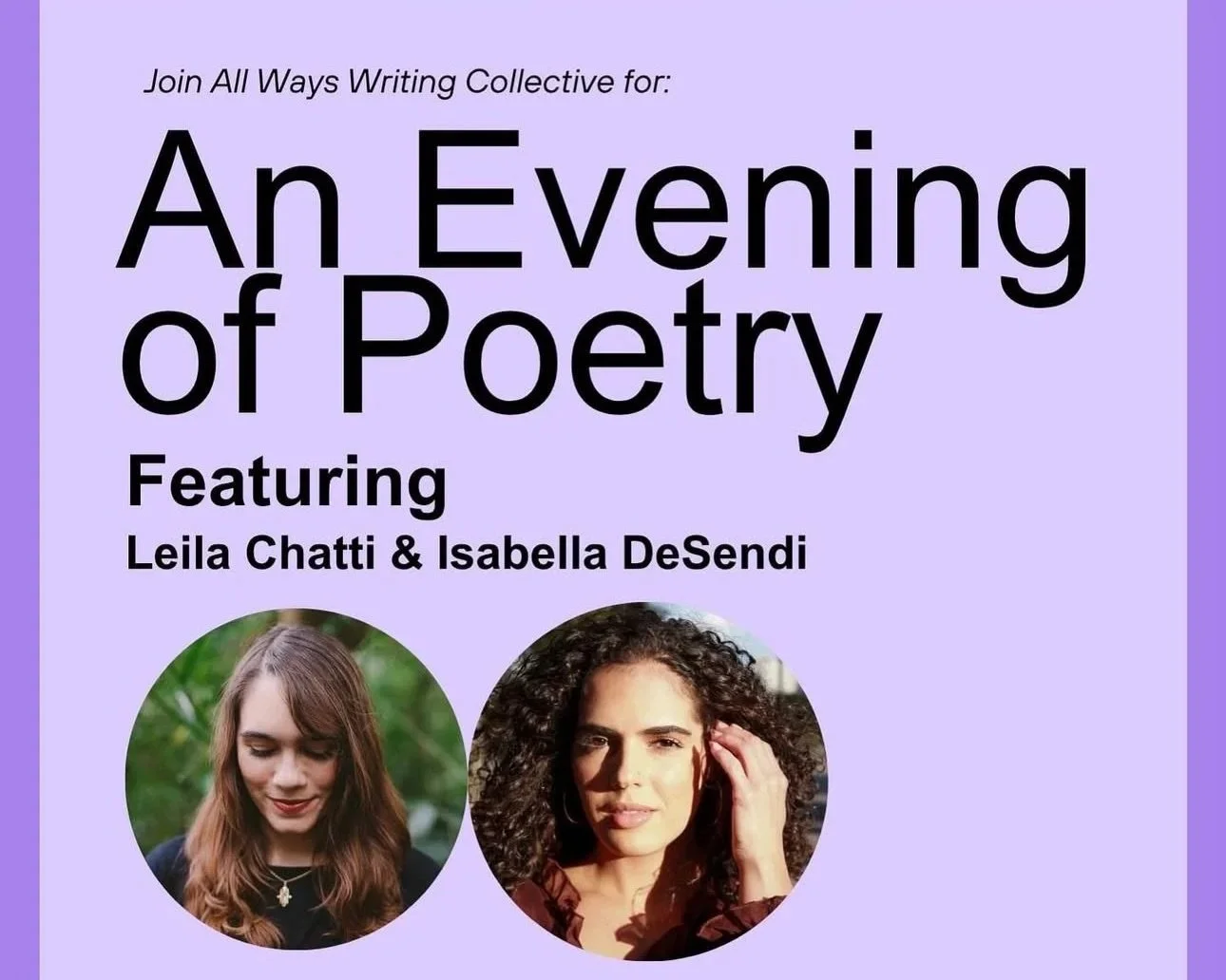 All Ways Writing Reading Ft. Leila Chatti