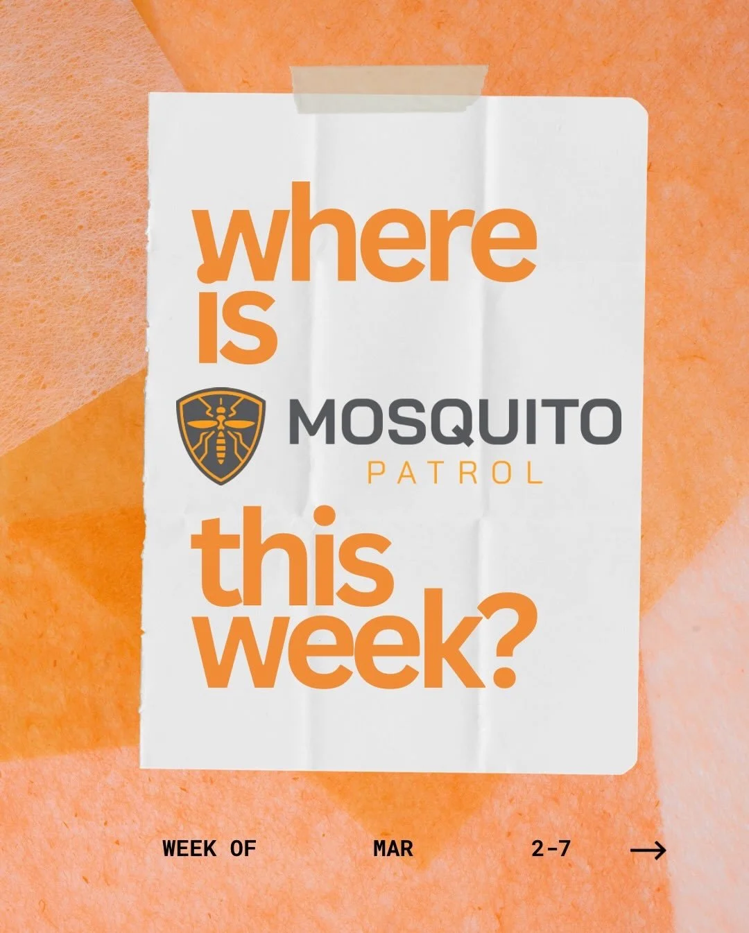 🚛✨ WEEKLY ROUTES ARE LIVE ✨🚛

Here&rsquo;s where Mosquito Patrol will be servicing this week!

If you see us in Central Burlington or Elon, we&rsquo;re working hard to keep your yards bite-free and backyard-ready.

Need us to add your stop while we