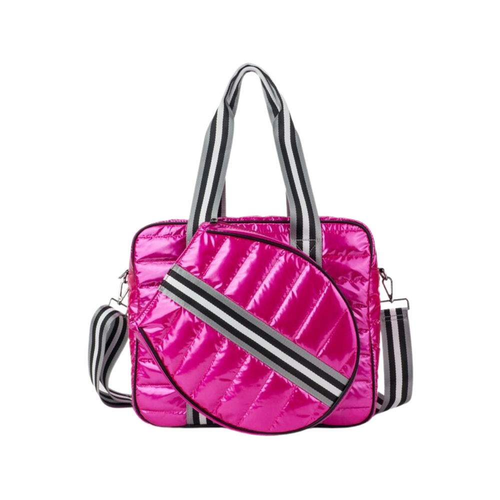Pink Puffer Tennis Tote Bag