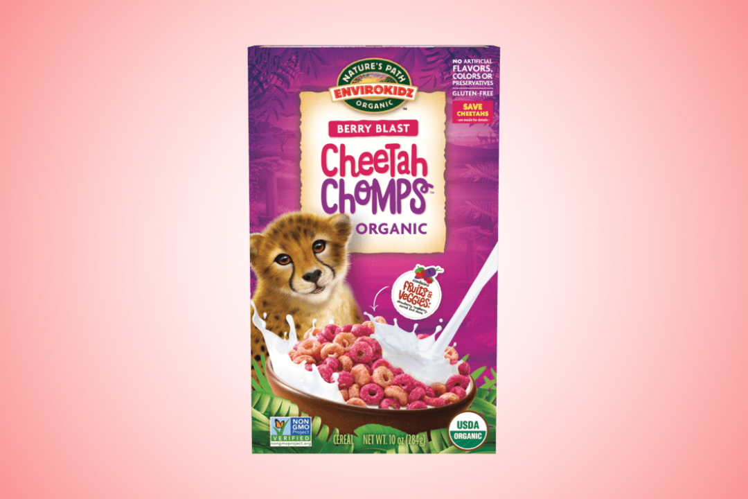 Original cereal box design