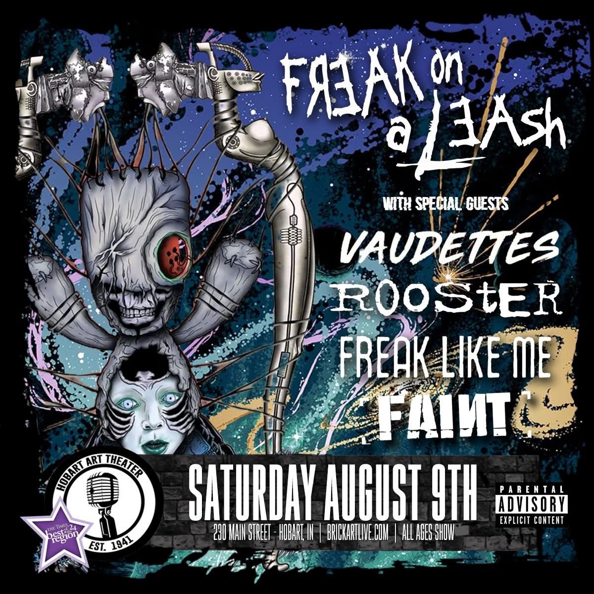 HOBART ART THEATRE w/ FREAK ON A LEASH…