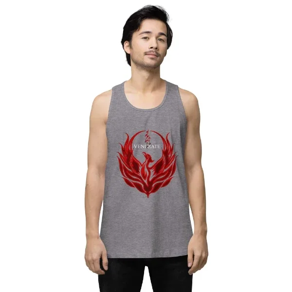 Venerate Supplements heavyweight men’s tank top in premium cotton