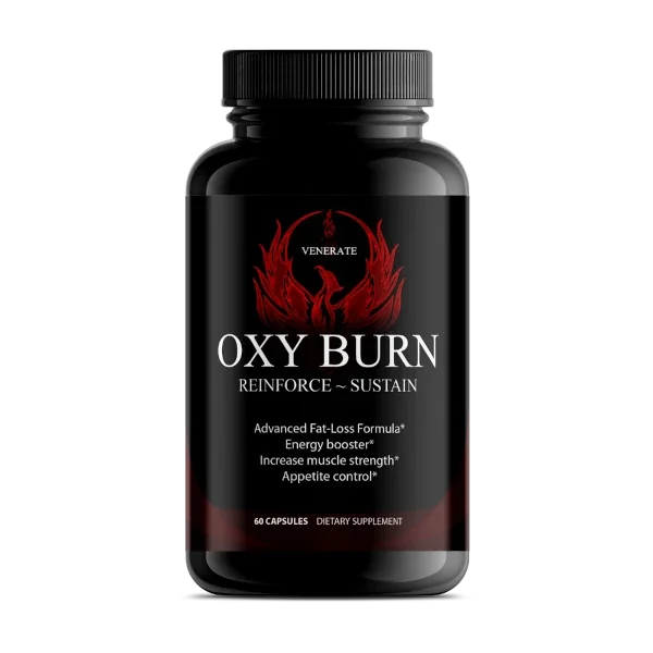 Oxy Burn thermogenic supplement capsules by Venerate Supplements